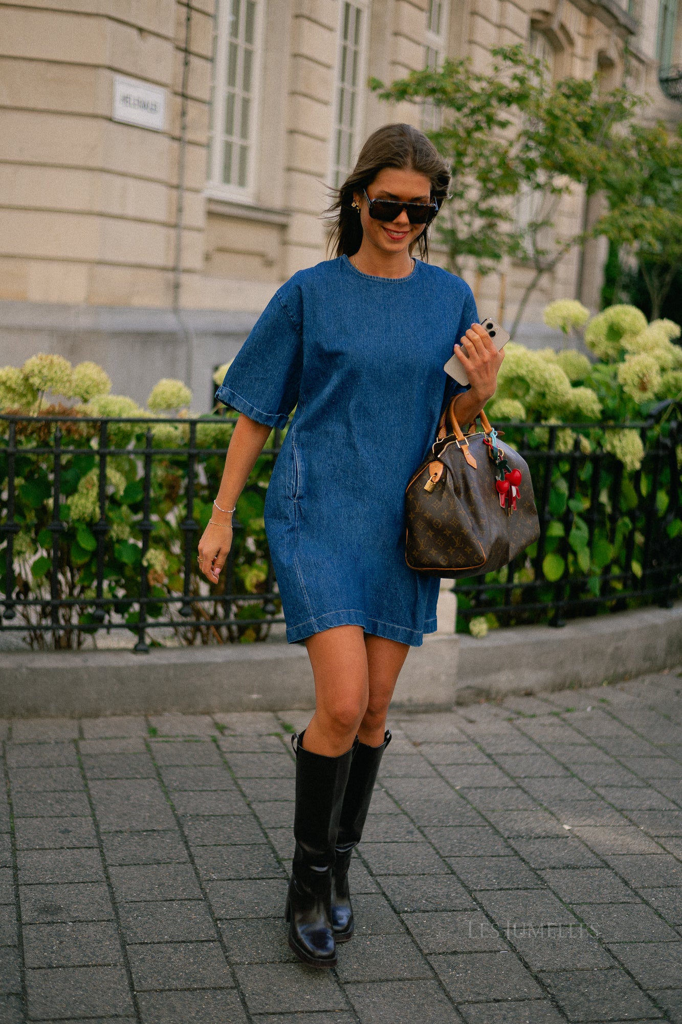 Louise denim dress medium blue