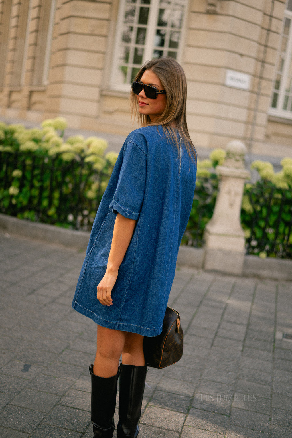 Louise denim dress medium blue