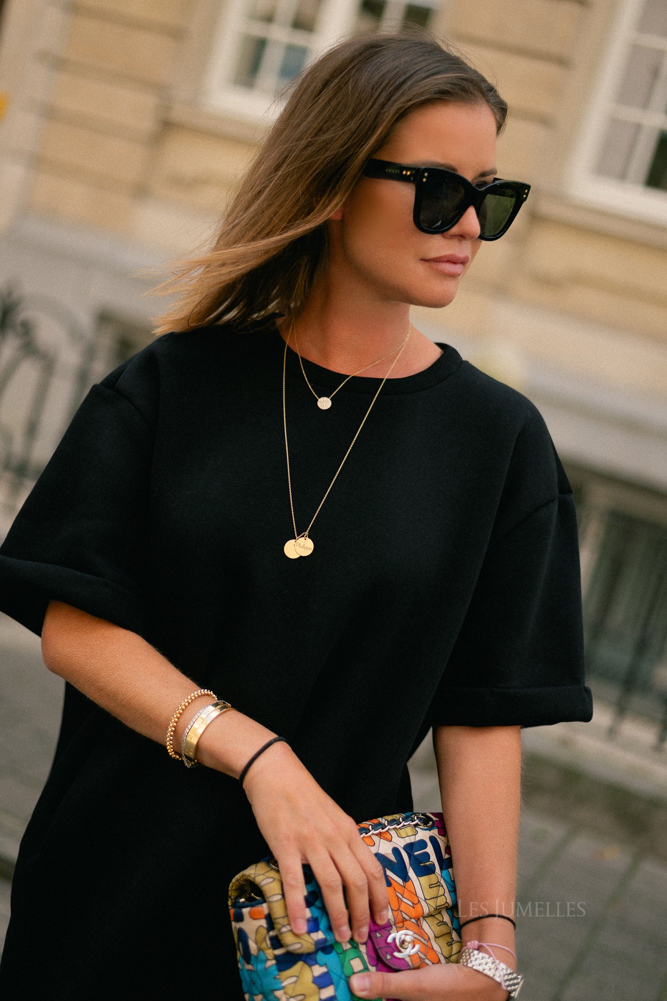 Isabel sweater dress black
