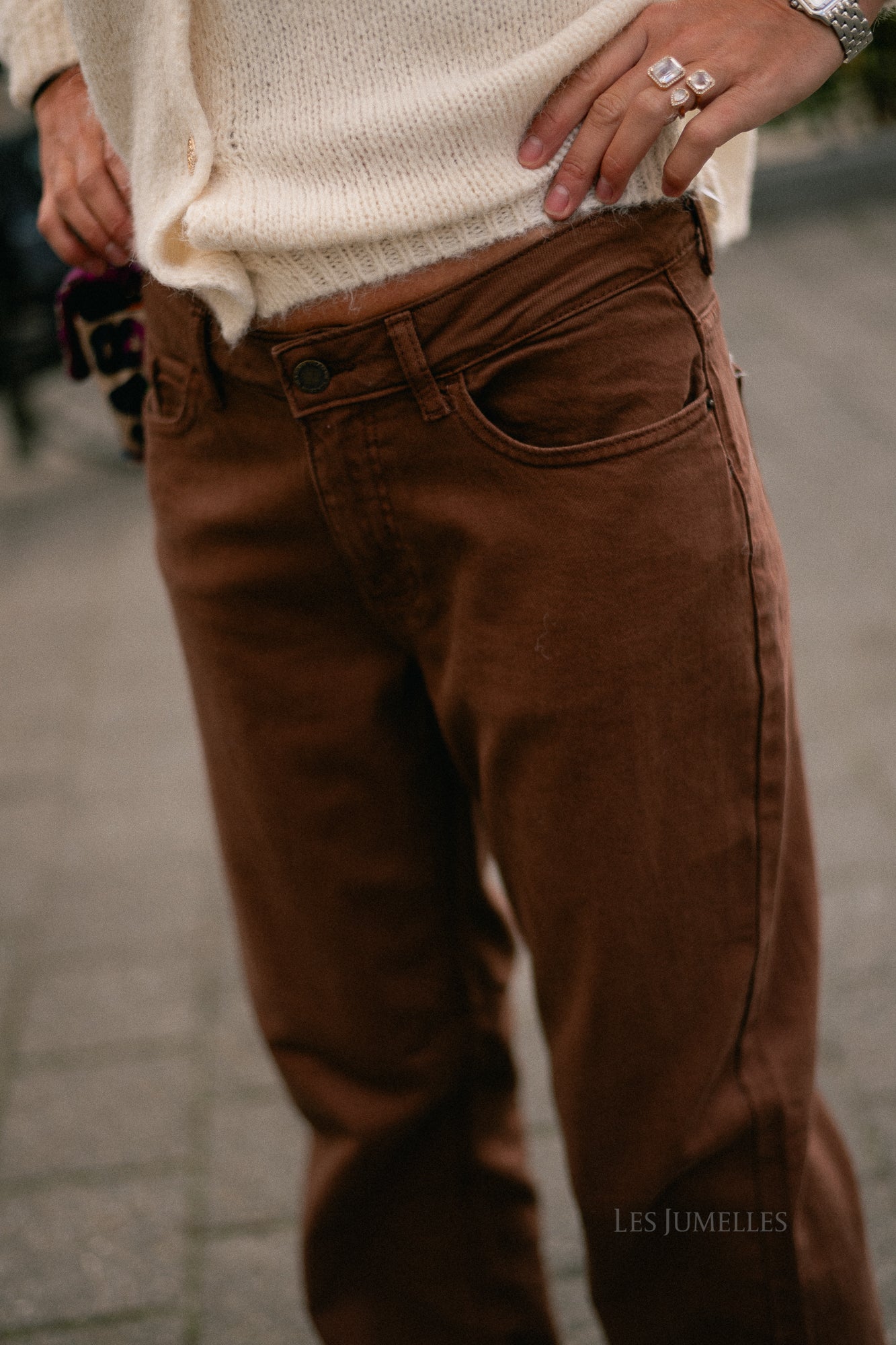 VIMaria JAF relaxed jeans brown