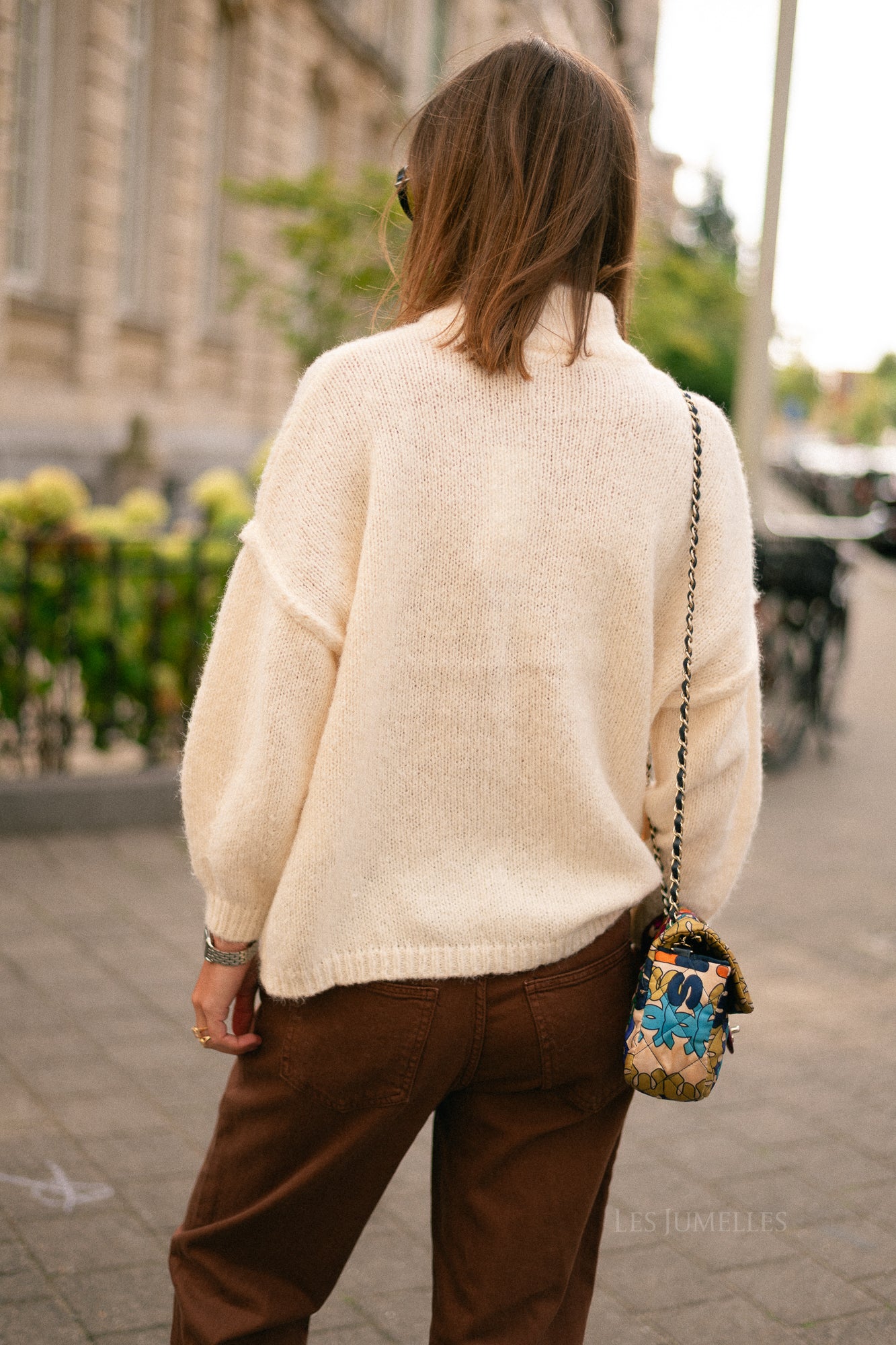 VISena highneck L/S knit cardigan birch