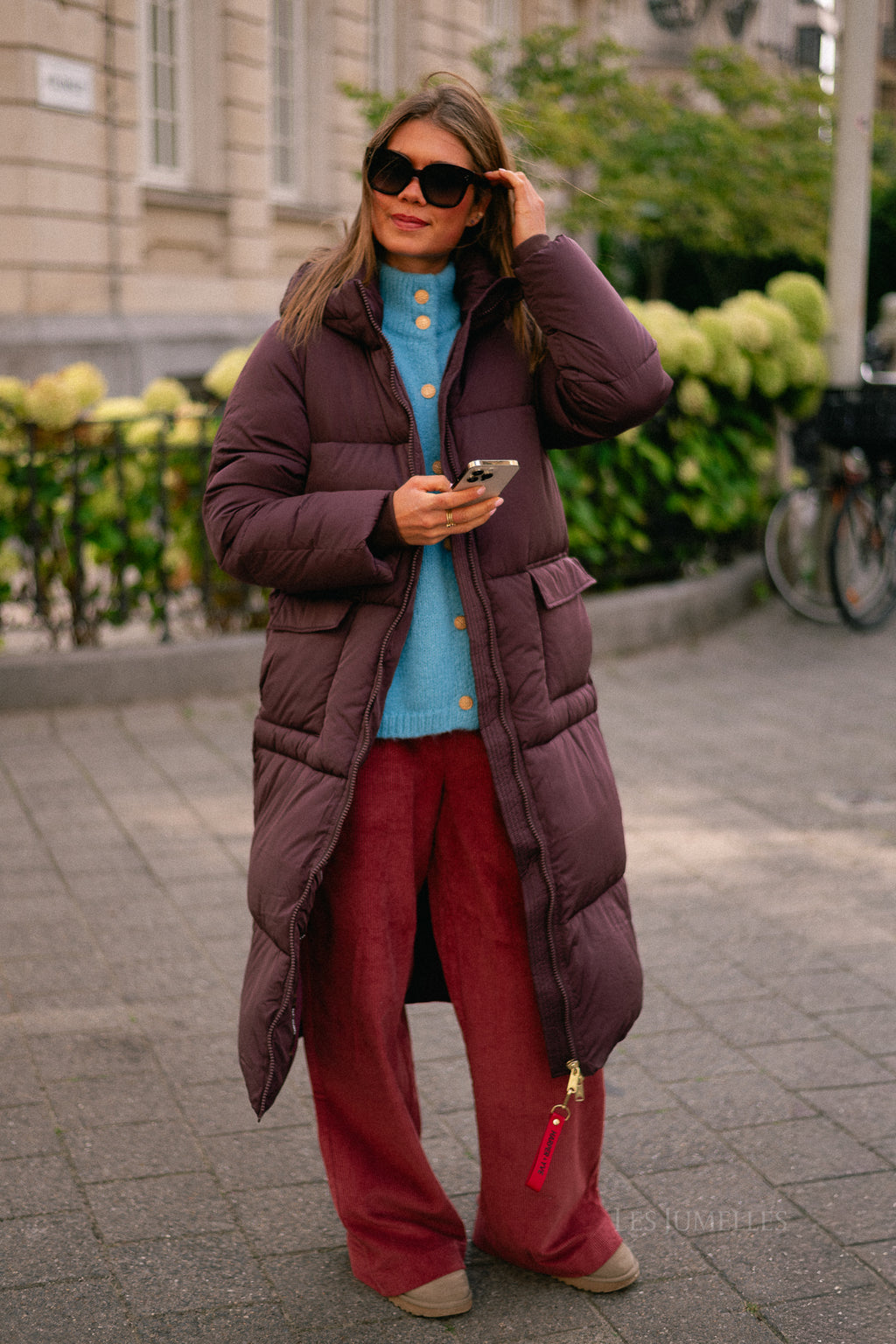 Yitty coat dark fudge