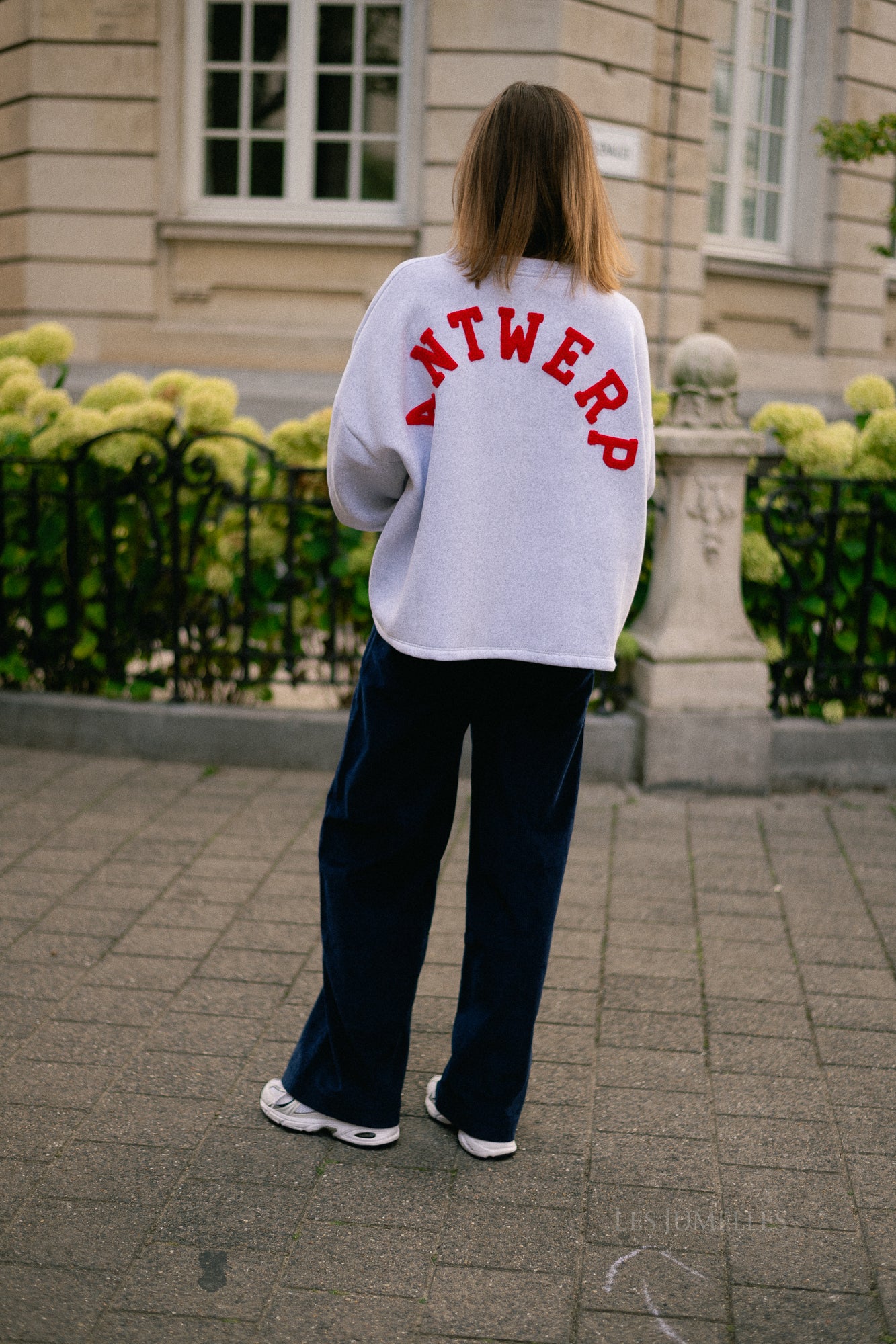 'Antwerp' sweater light grey