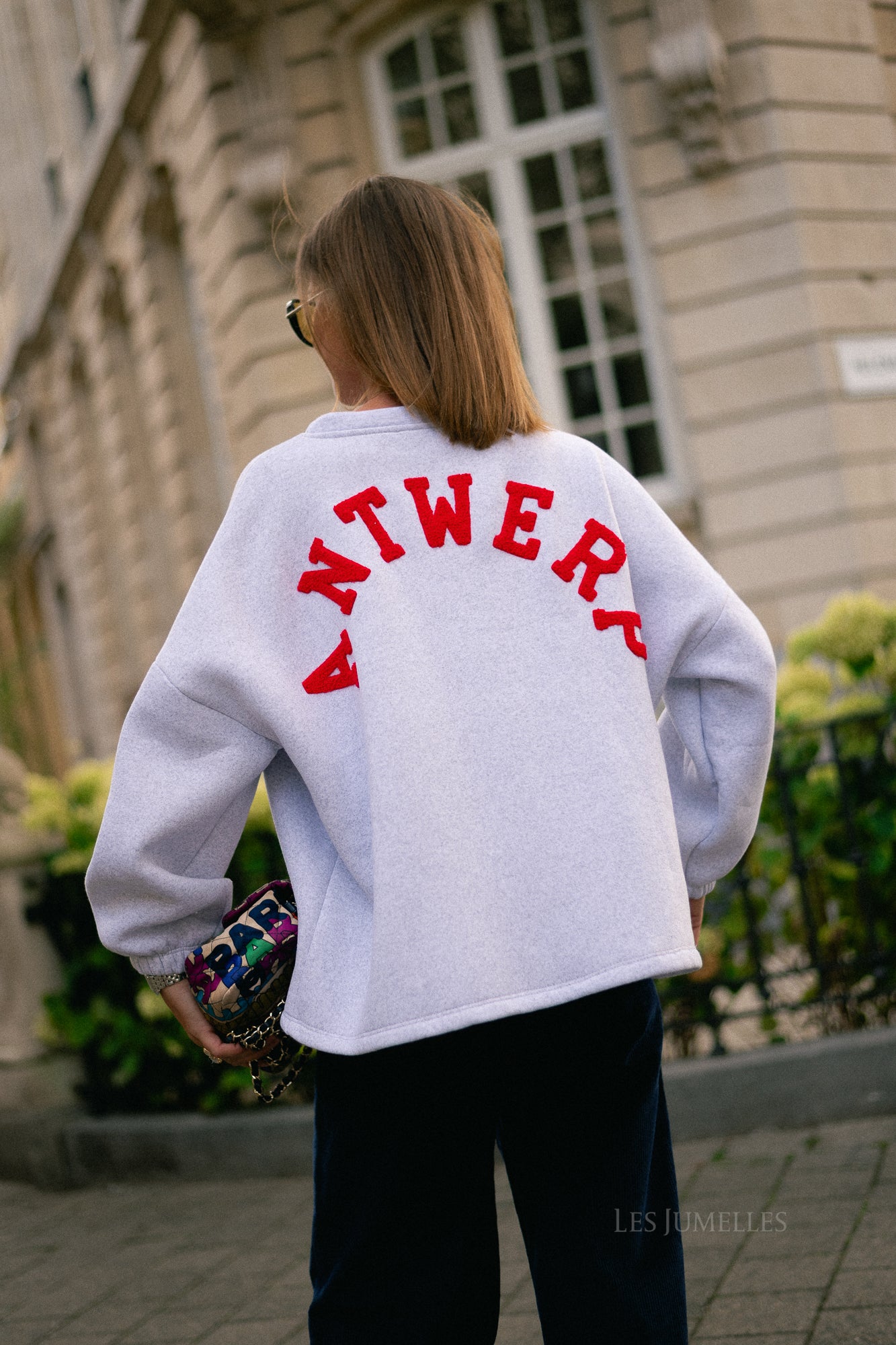 'Antwerp' sweater light grey