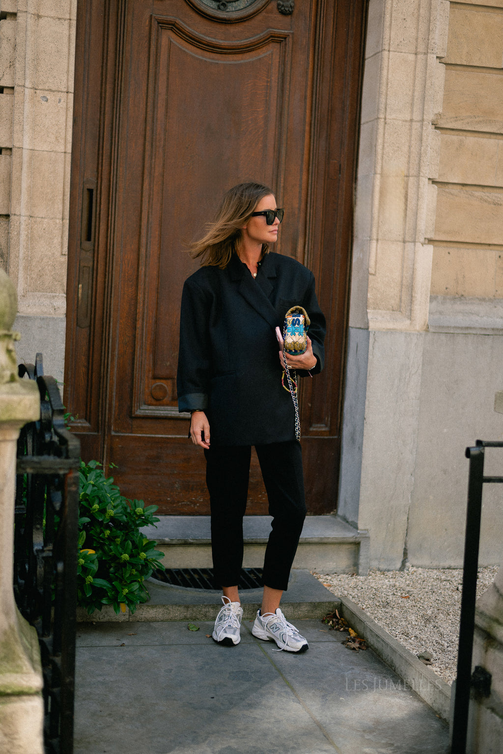 Chloe oversized blazer black