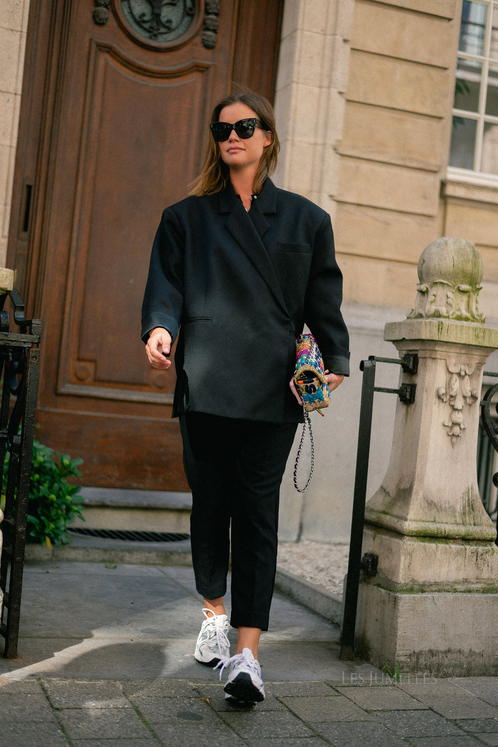 Chloe oversized blazer black