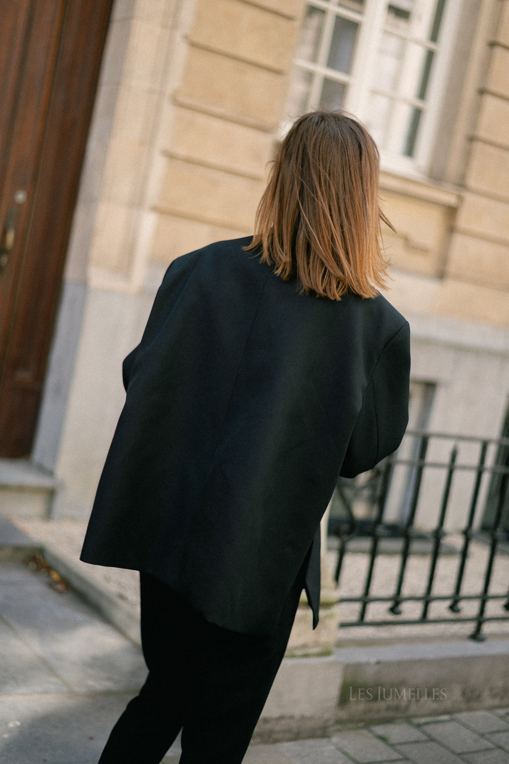 Chloe oversized blazer black