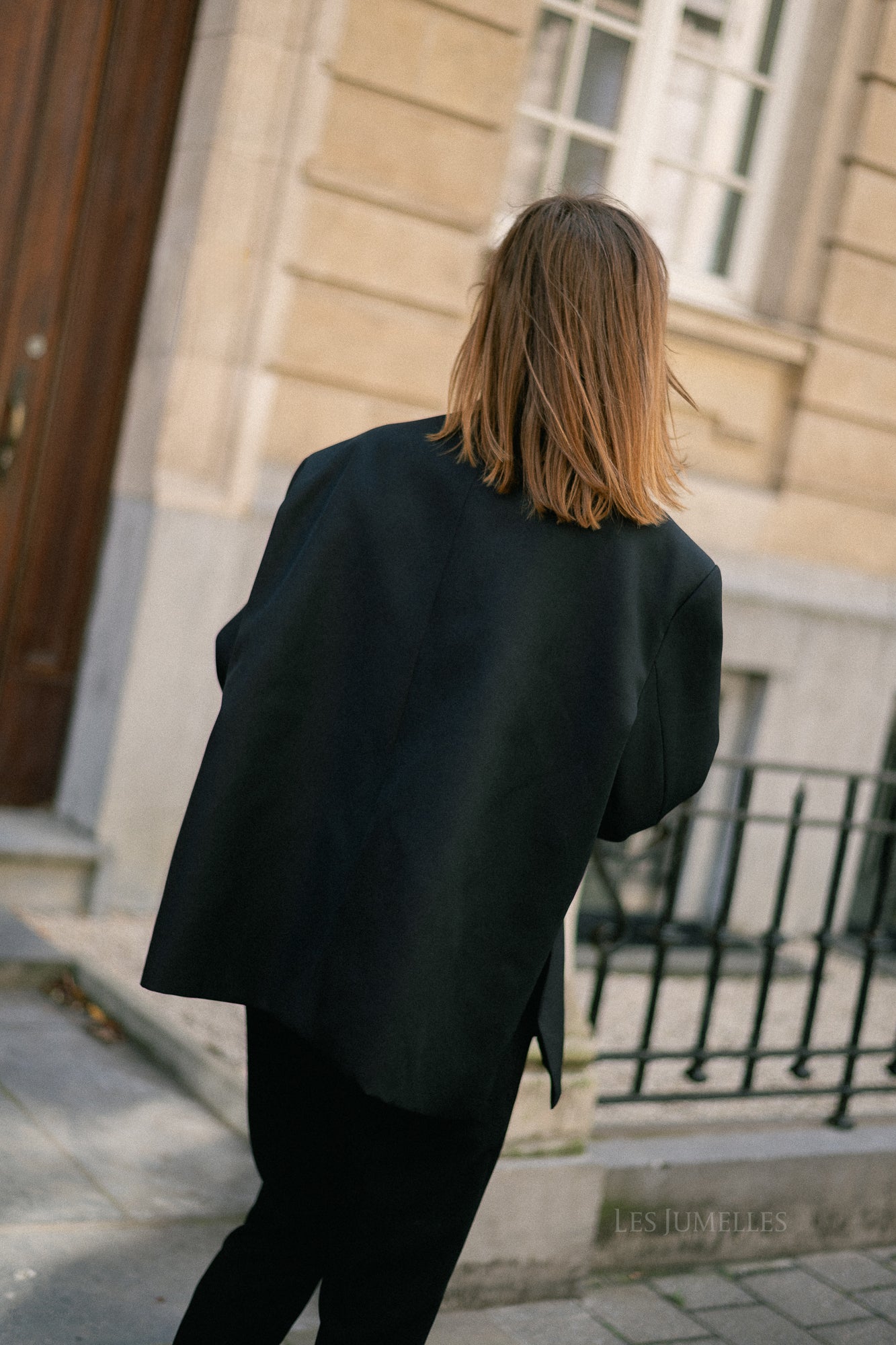 Chloe oversized blazer black