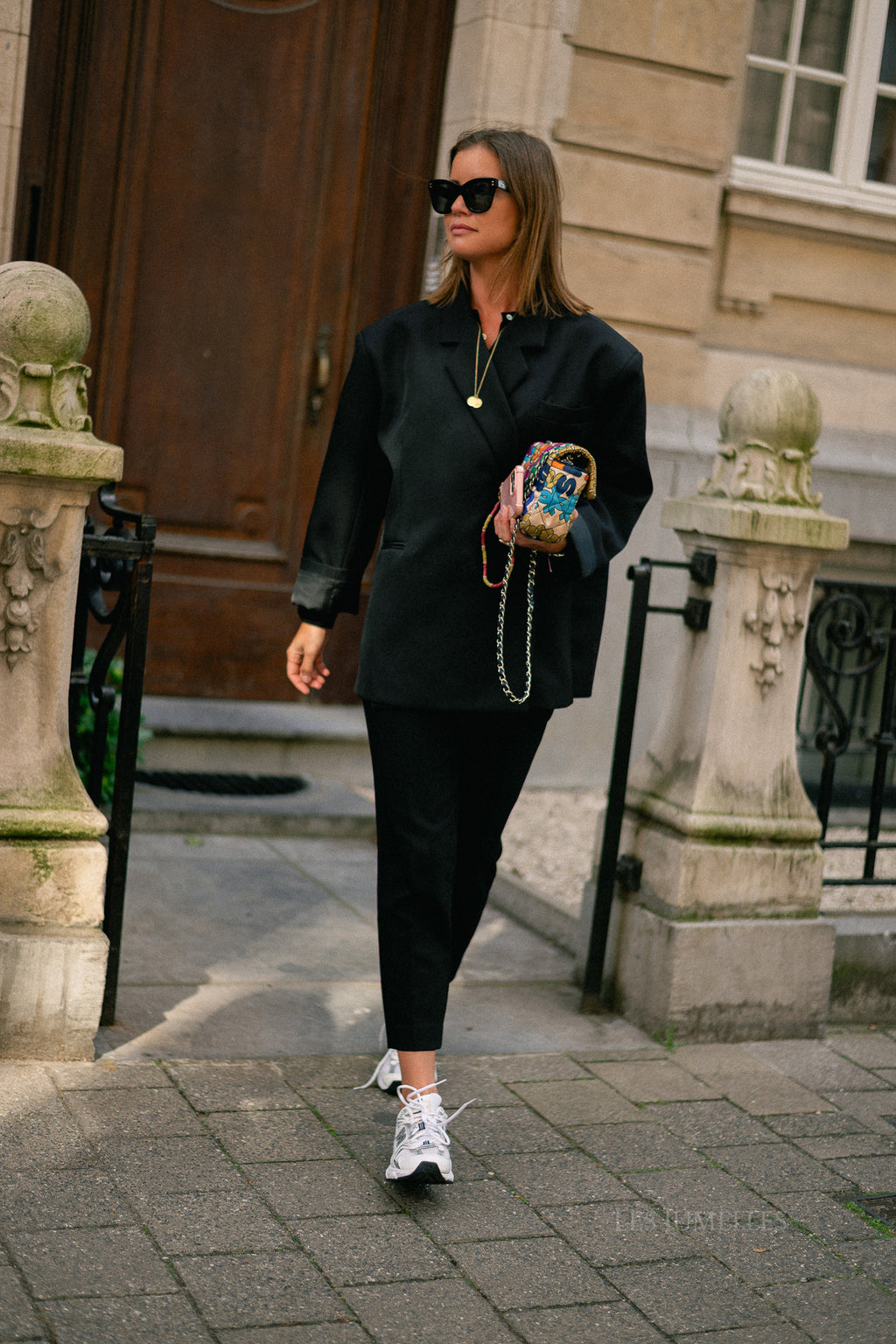 Chloe oversized blazer black