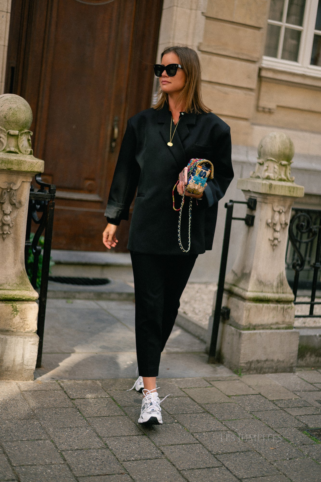 Chloe oversized blazer black