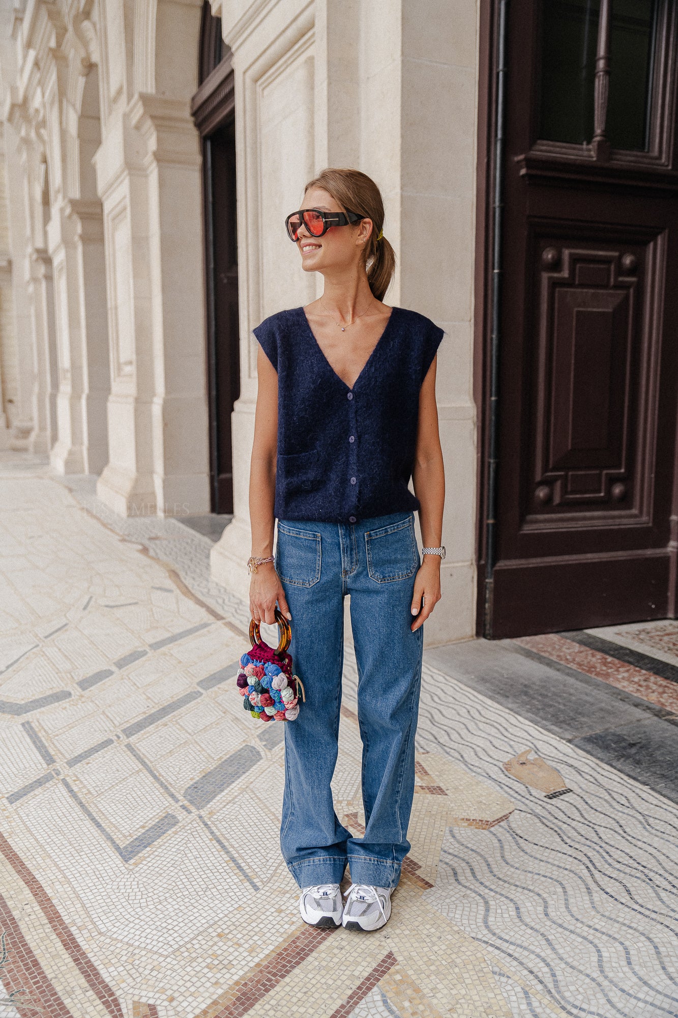 Bonnie gilet navy