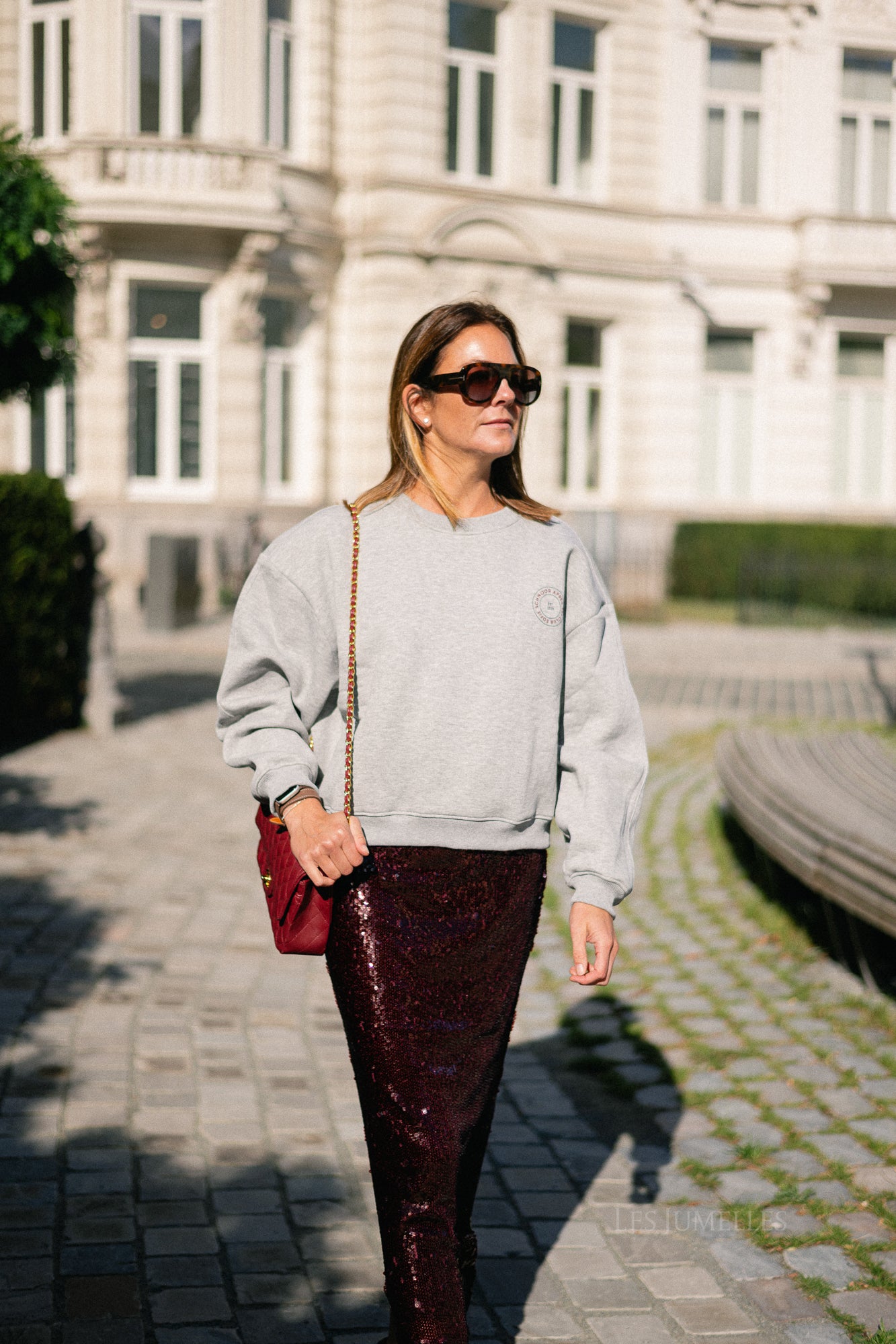 ElinSW sweatshirt grey melange