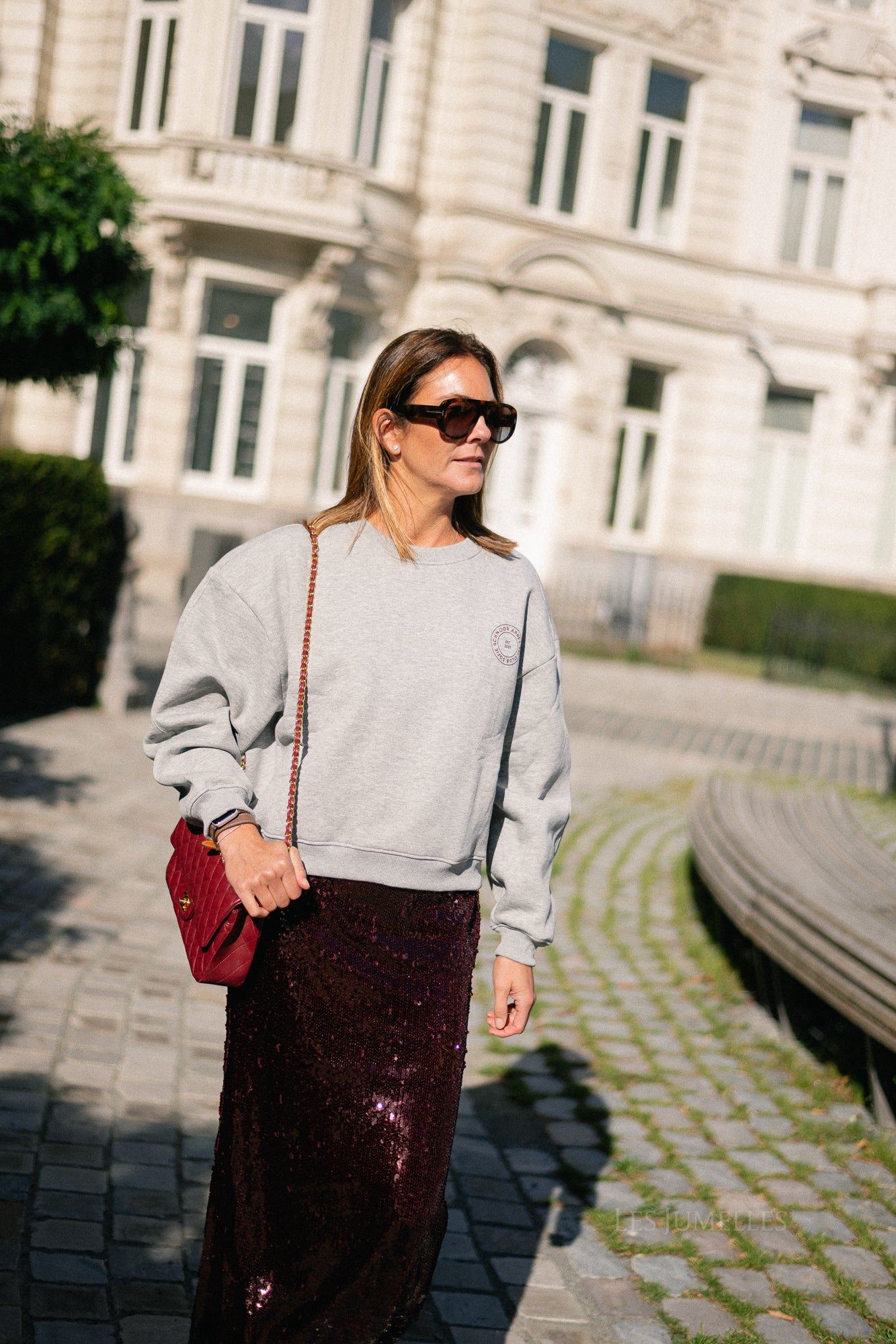 ElinSW sweatshirt grey melange