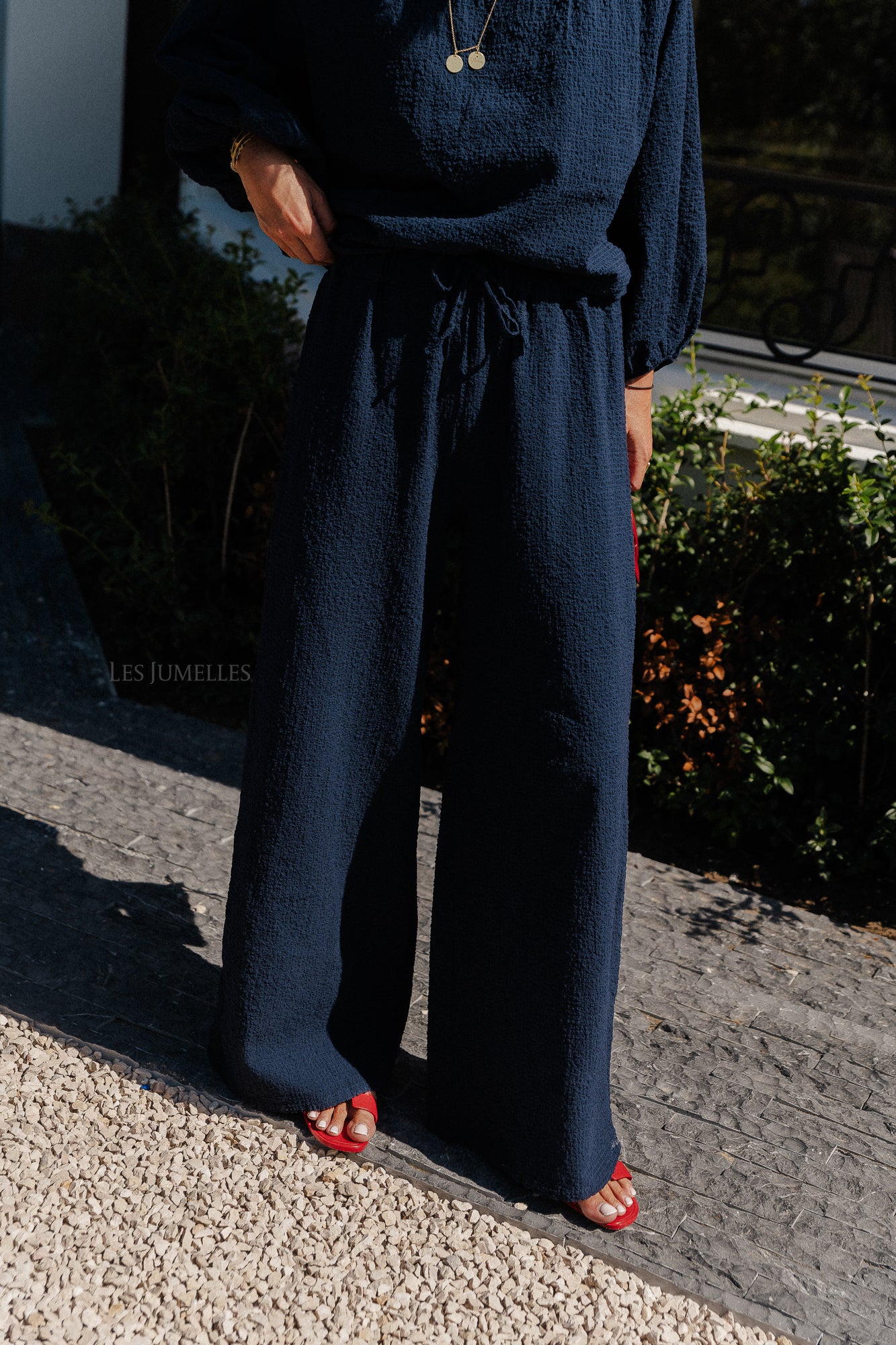 Pantalon Mabel bleu marine