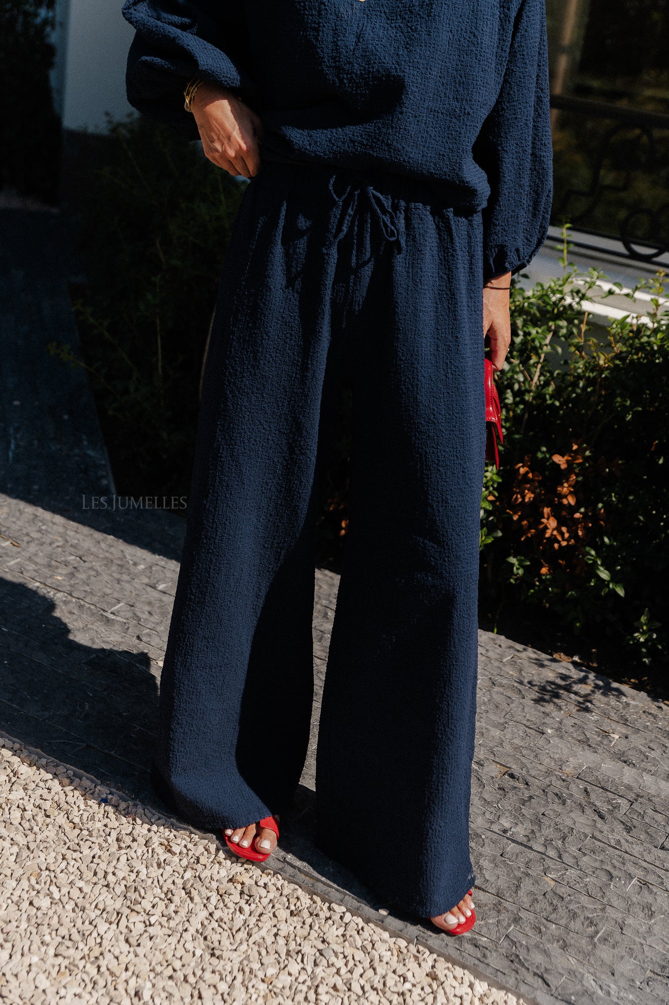 Pantalon Mabel bleu marine