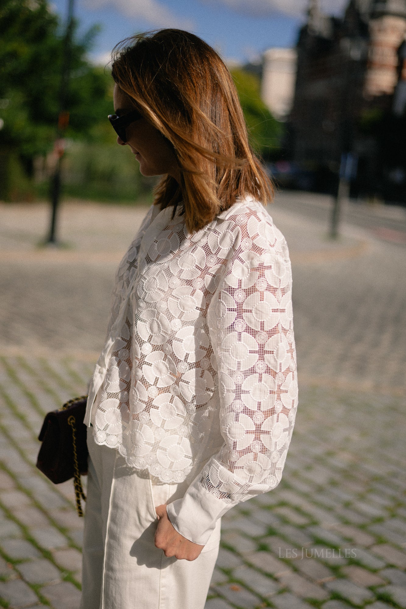 YASMillo LS shirt star white
