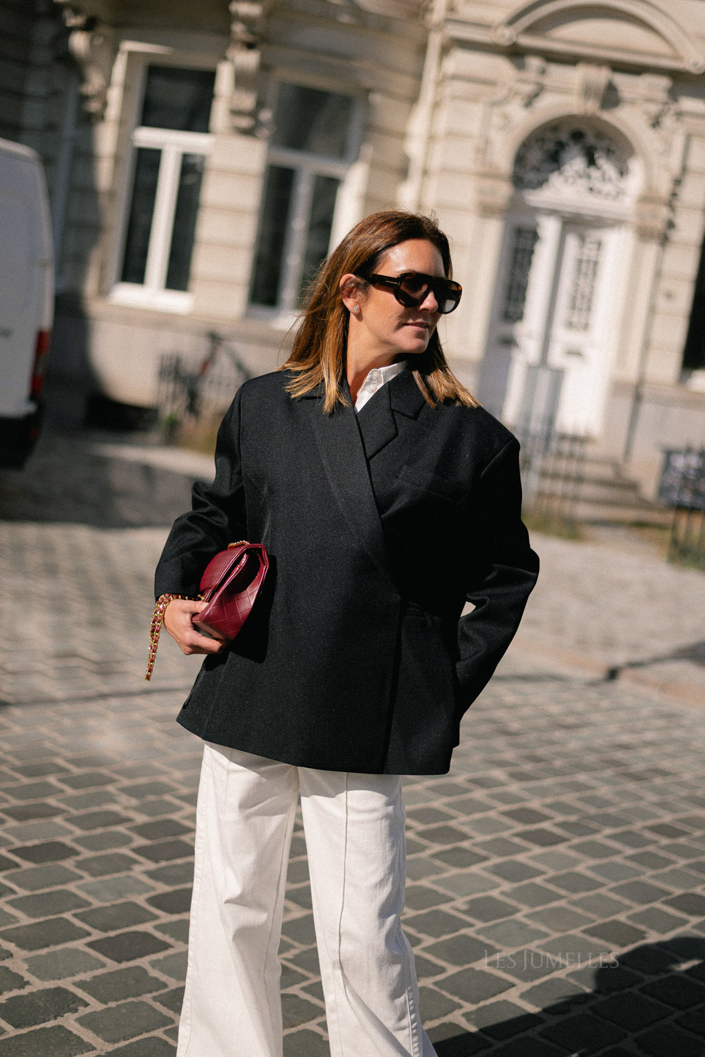 Chloe oversized blazer black