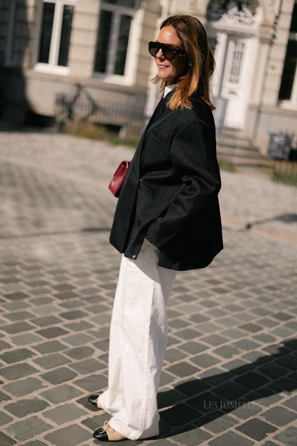 Chloe oversized blazer black