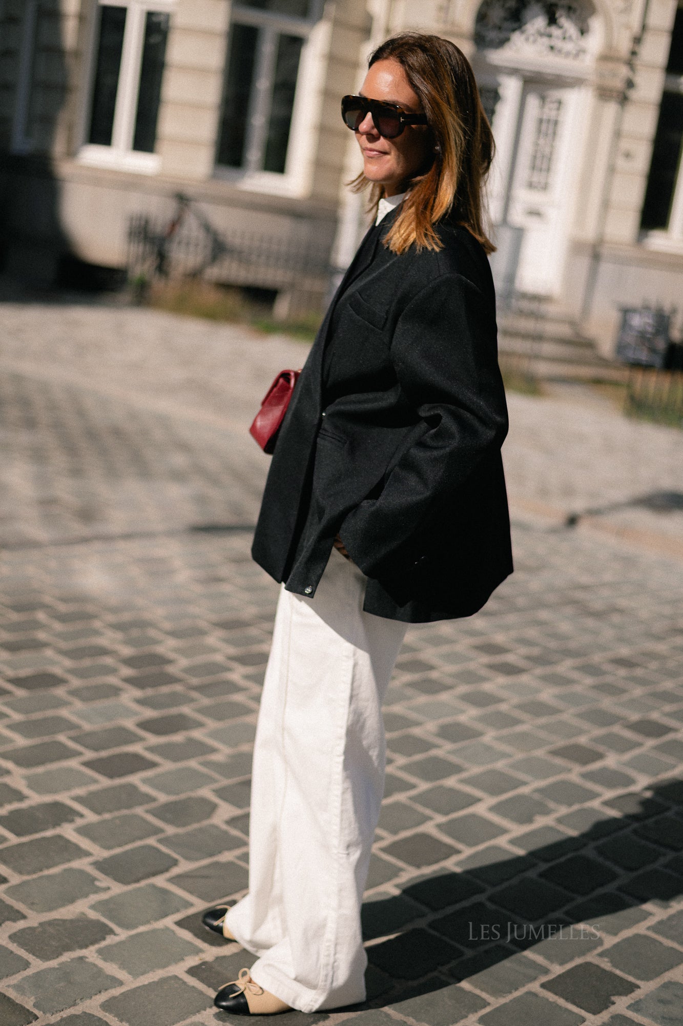 Chloe oversized blazer zwart