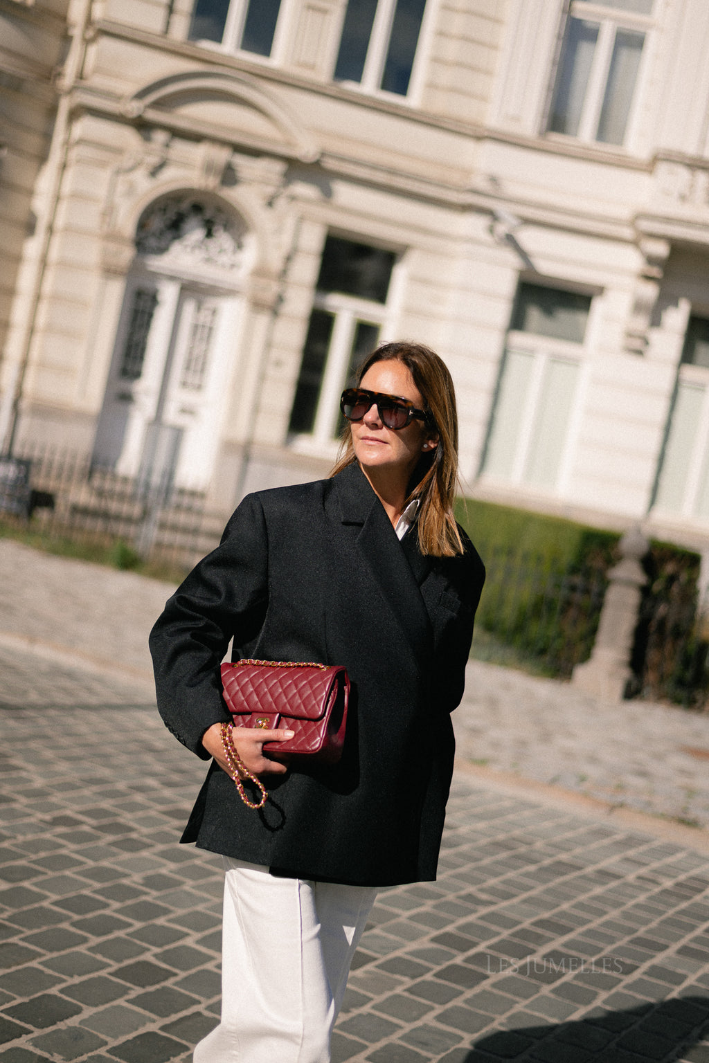 Chloe oversized blazer black