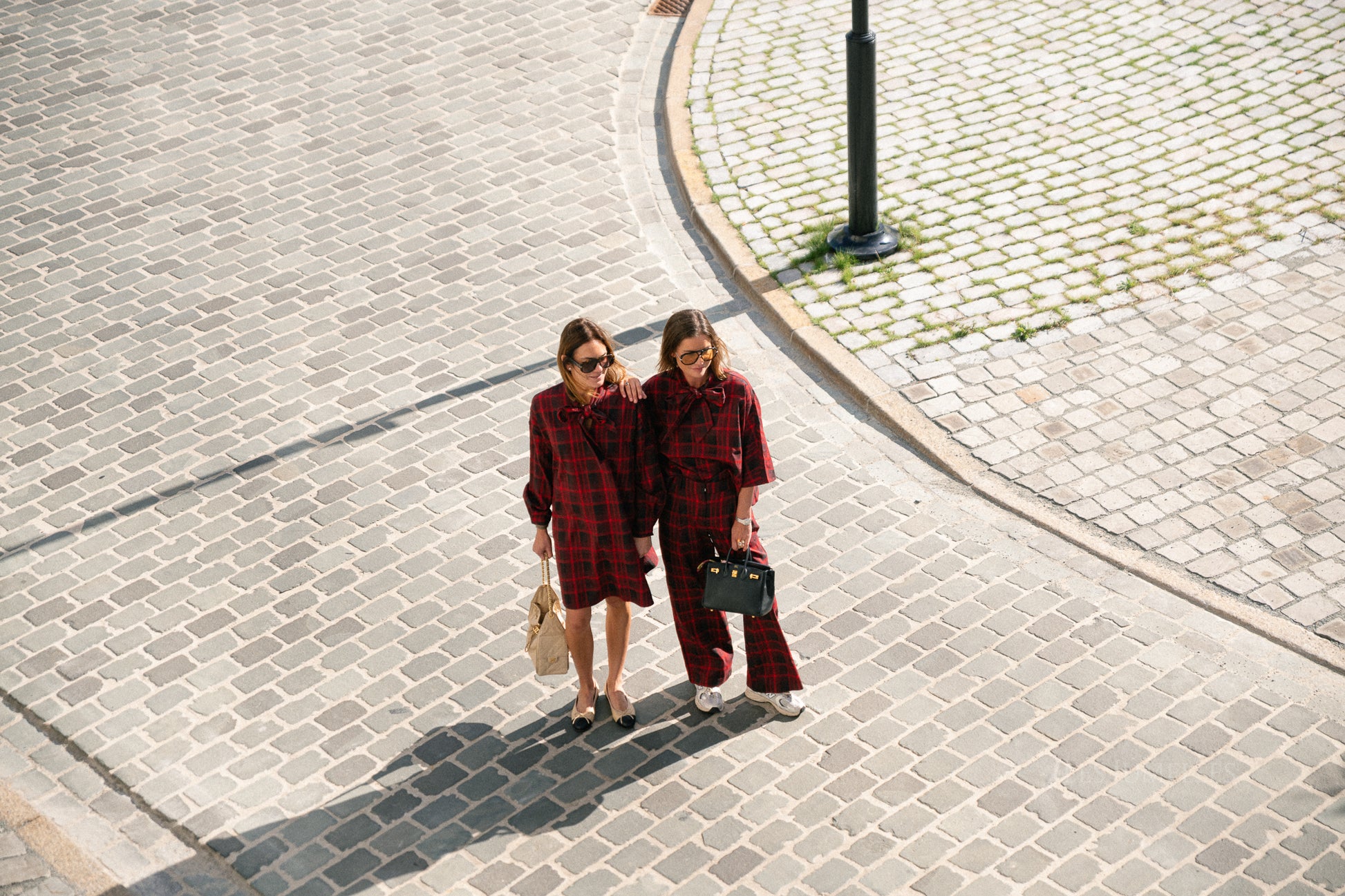 YASEvelina 3/4 tie top port royale/red mix