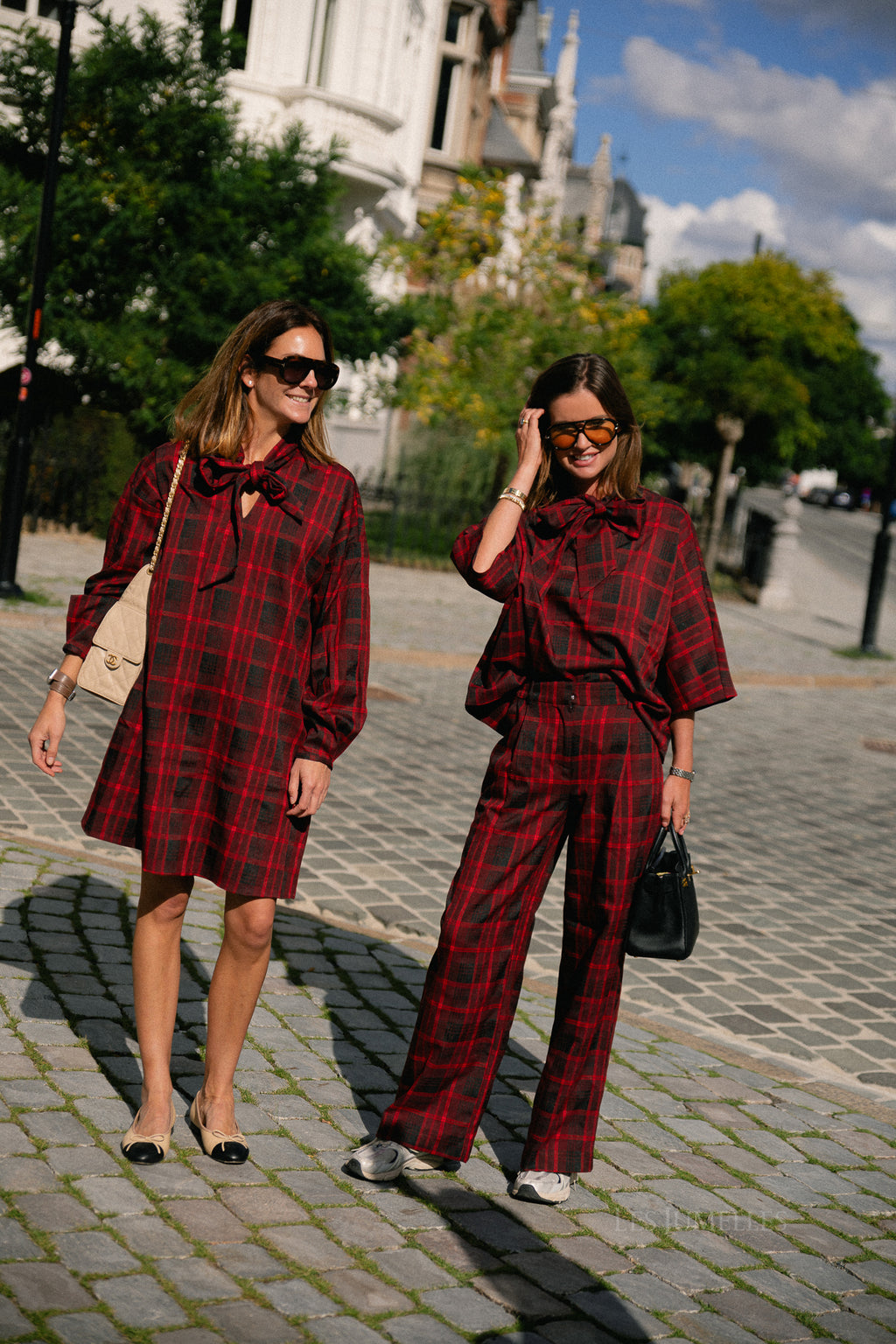 YASEvelina HMW pants port royale/red mix