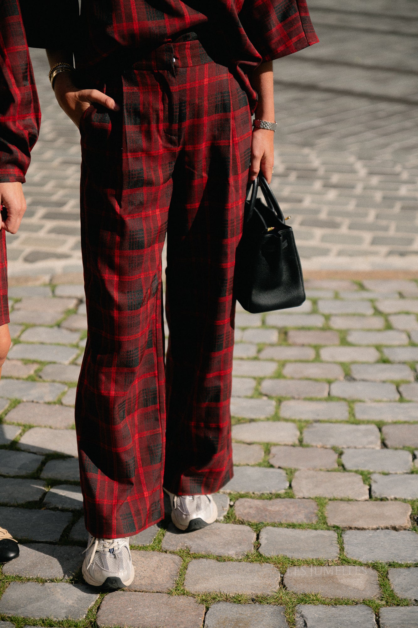 YASEvelina HMW pants port royale/red mix