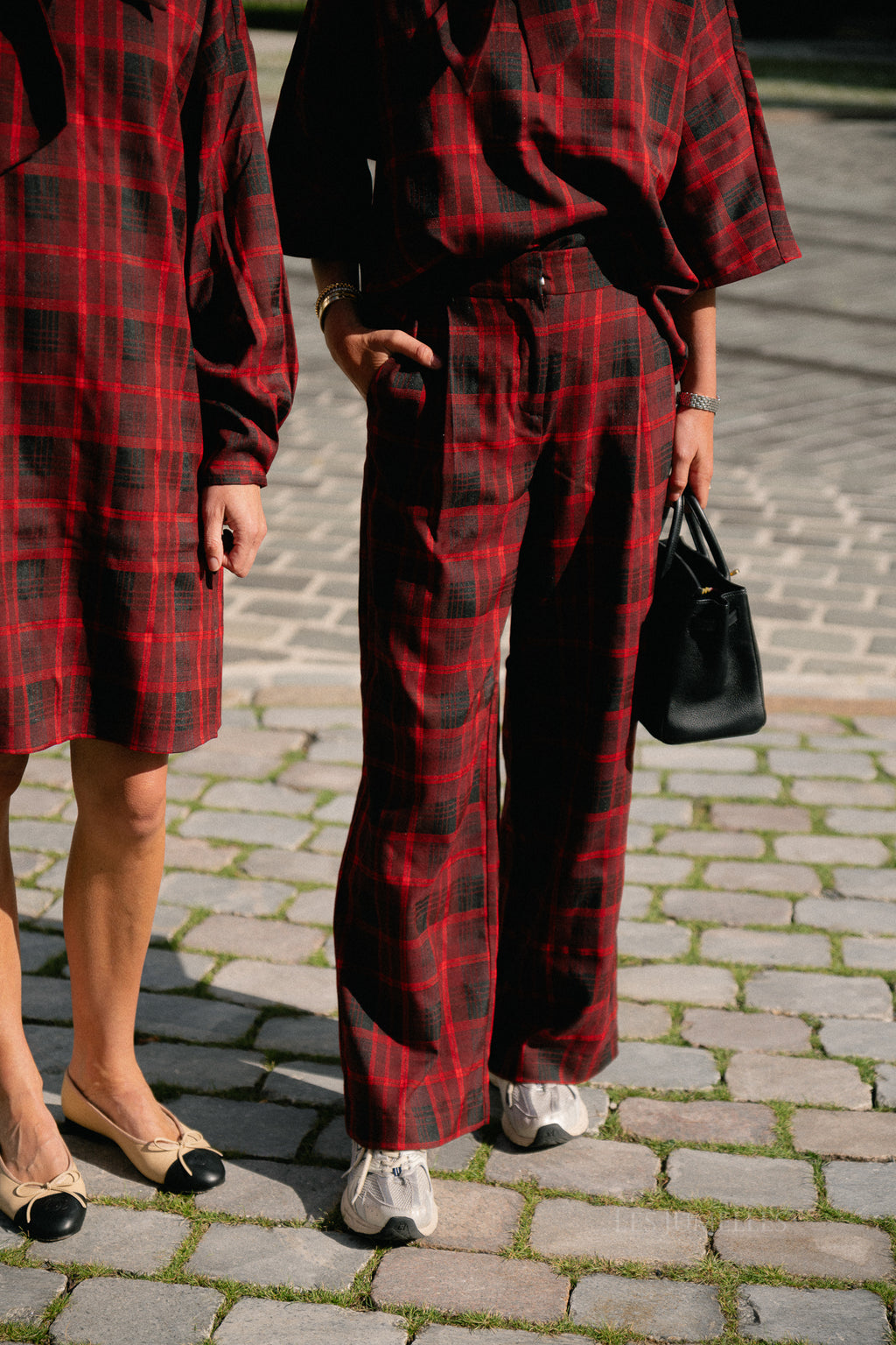 YASEvelina HMW pants port royale/red mix