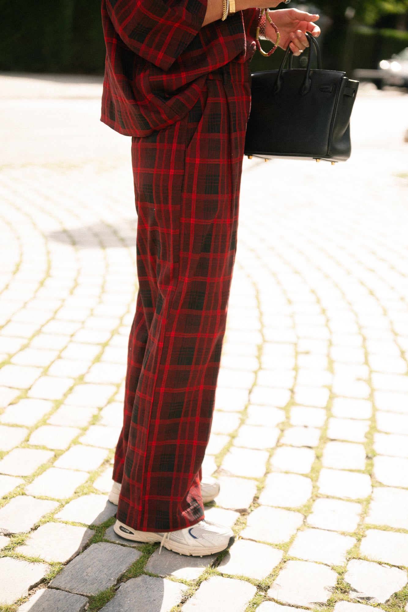 YASEvelina HMW pants port royale/red mix