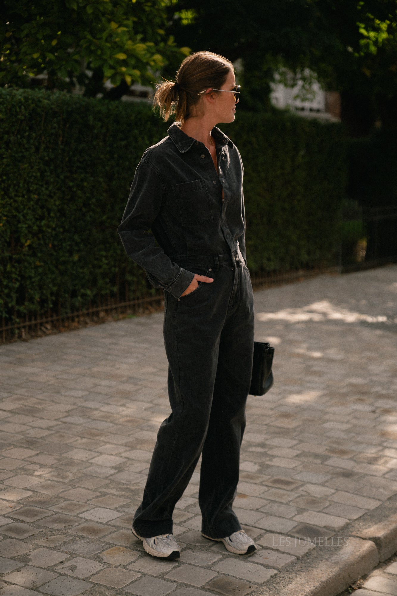 JoelleSW jumpsuit washed black