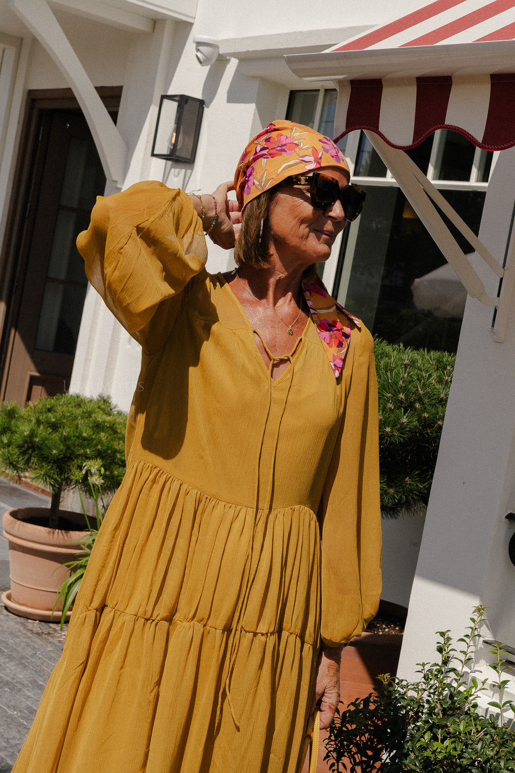 VIKale L/S Maxikleid Walddrossel