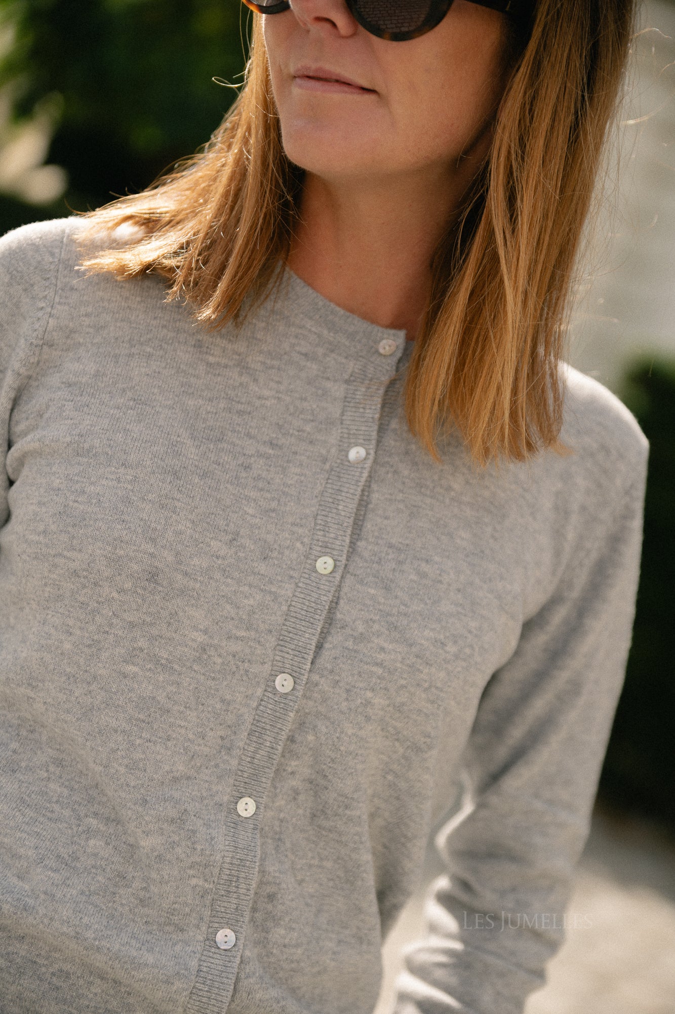 Cissesw cardigan grey melange