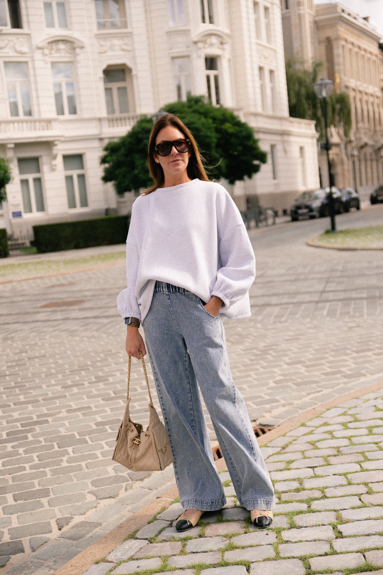 ORIGINAL 'Copine' sweater light grey
