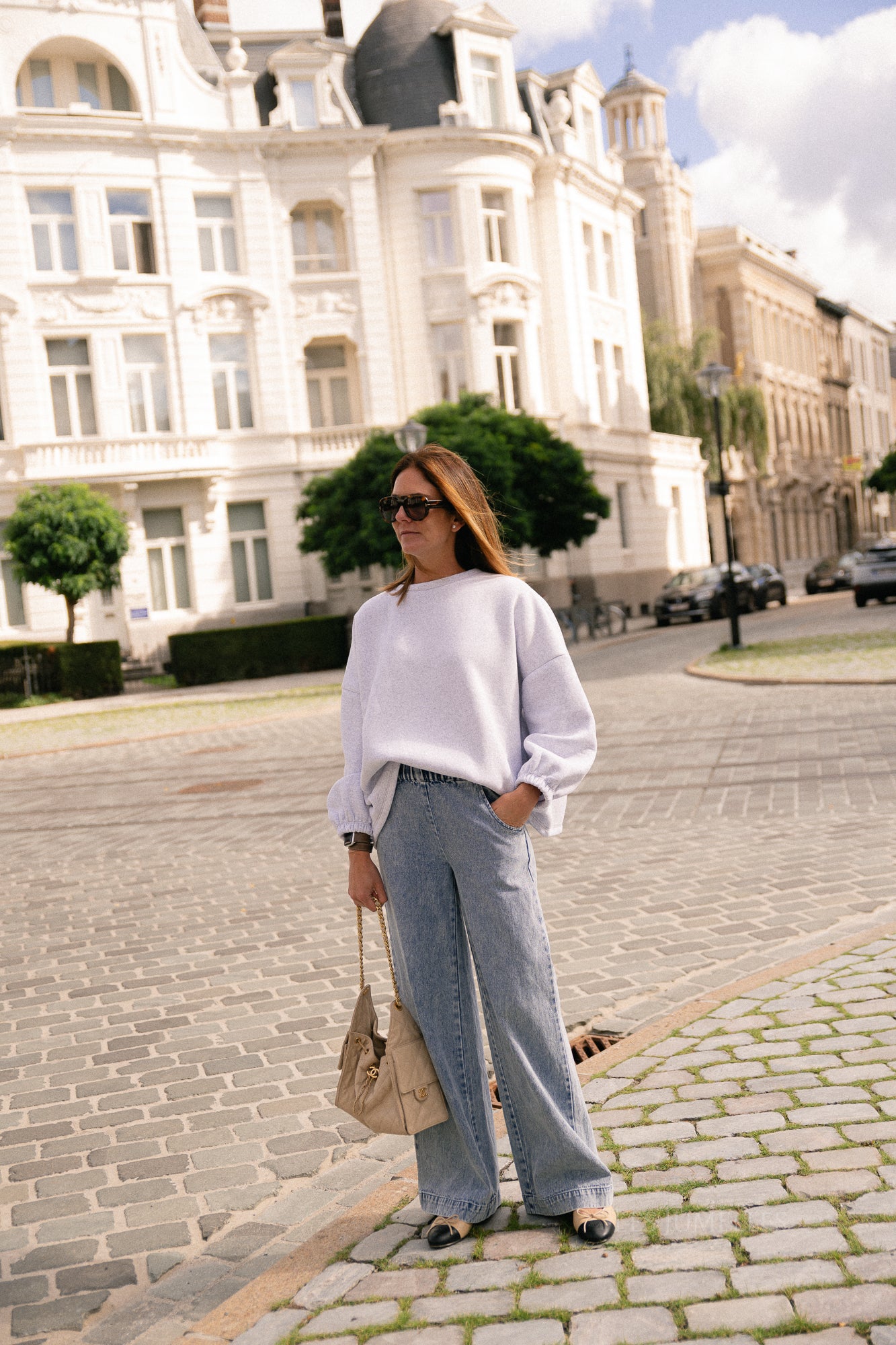 ORIGINAL 'Copine' sweater light grey