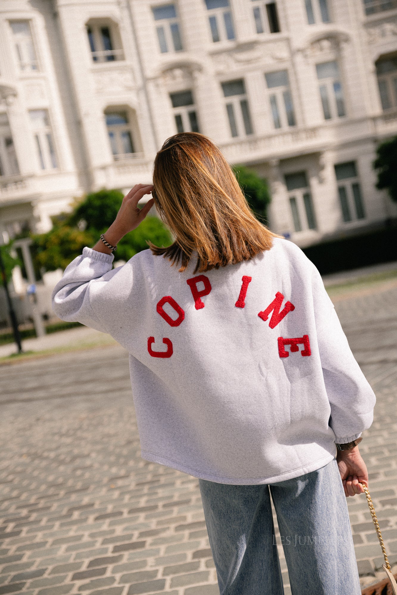 ORIGINAL 'Copine' sweater light grey