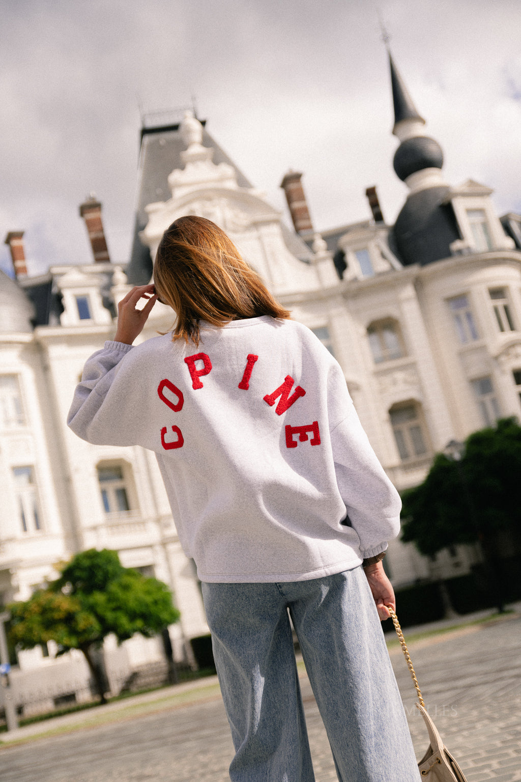 ORIGINAL 'Copine' sweater light grey