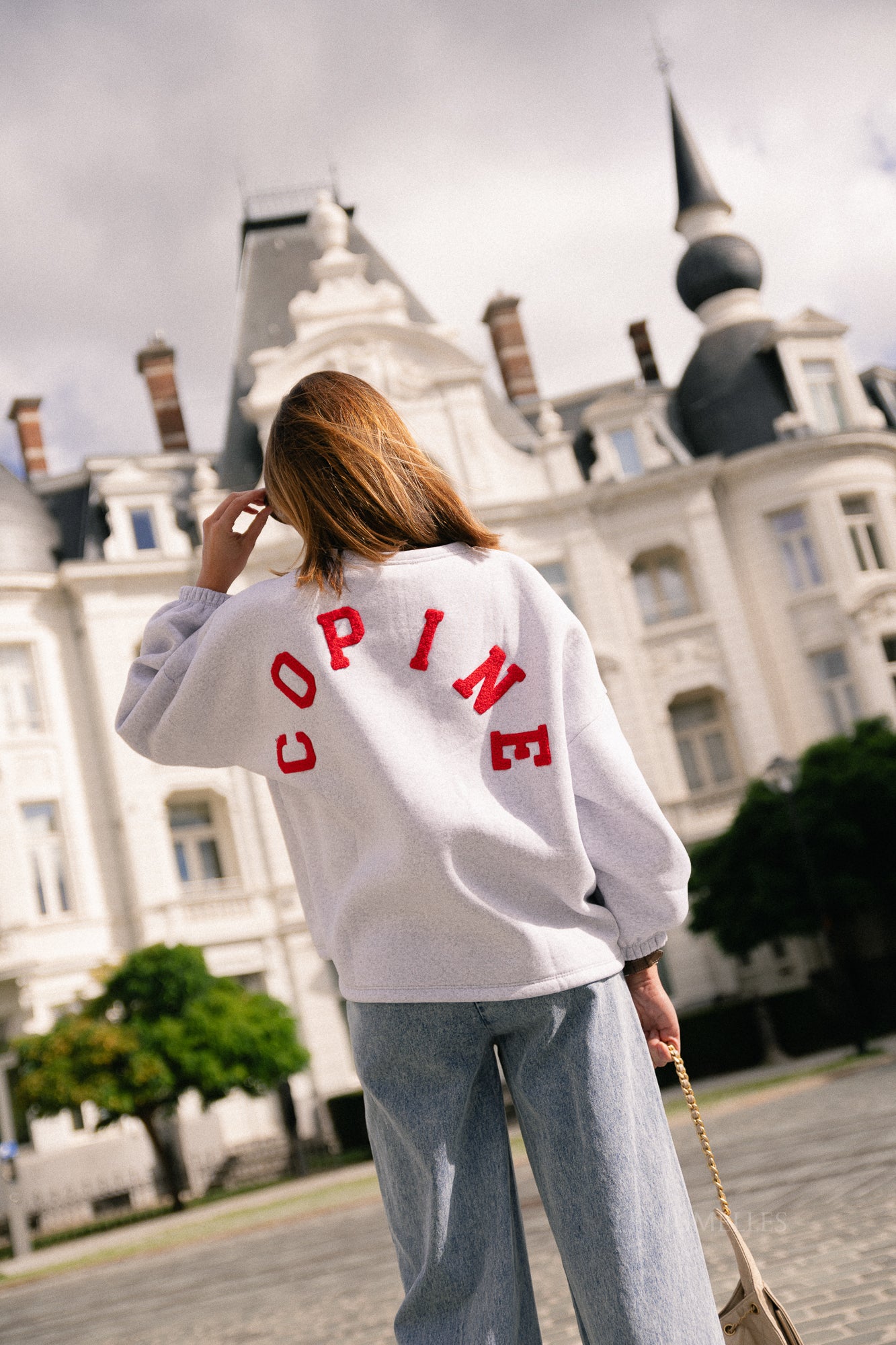 ORIGINAL 'Copine' sweater light grey