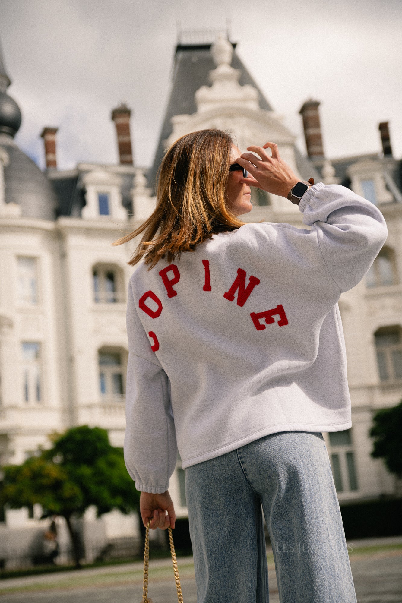 ORIGINAL 'Copine' sweater light grey