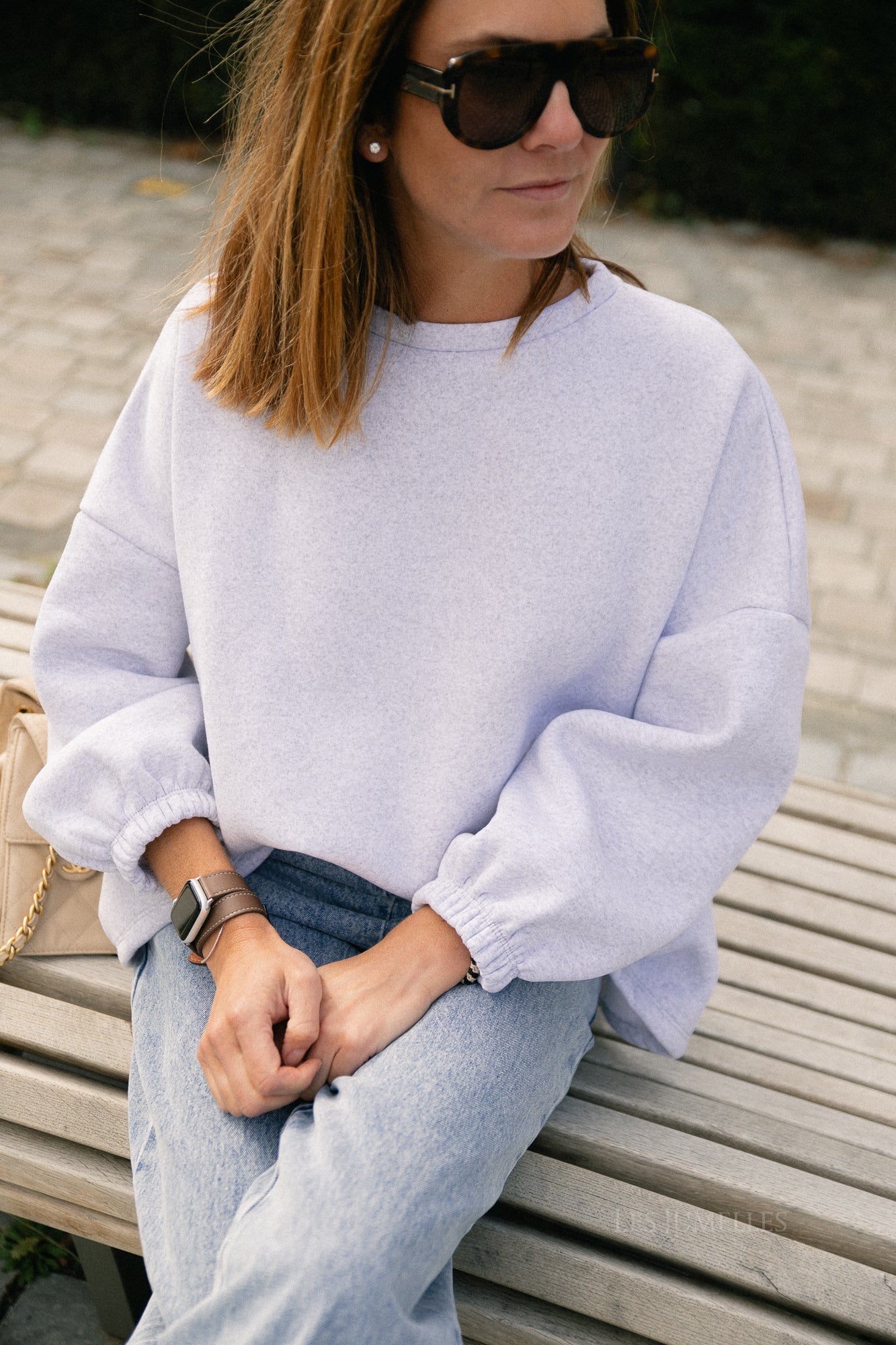 ORIGINAL 'Copine' sweater light grey