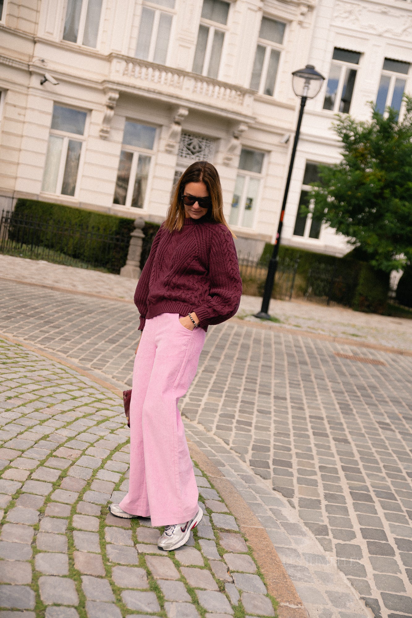 YASNansa LS knit pullover port royale