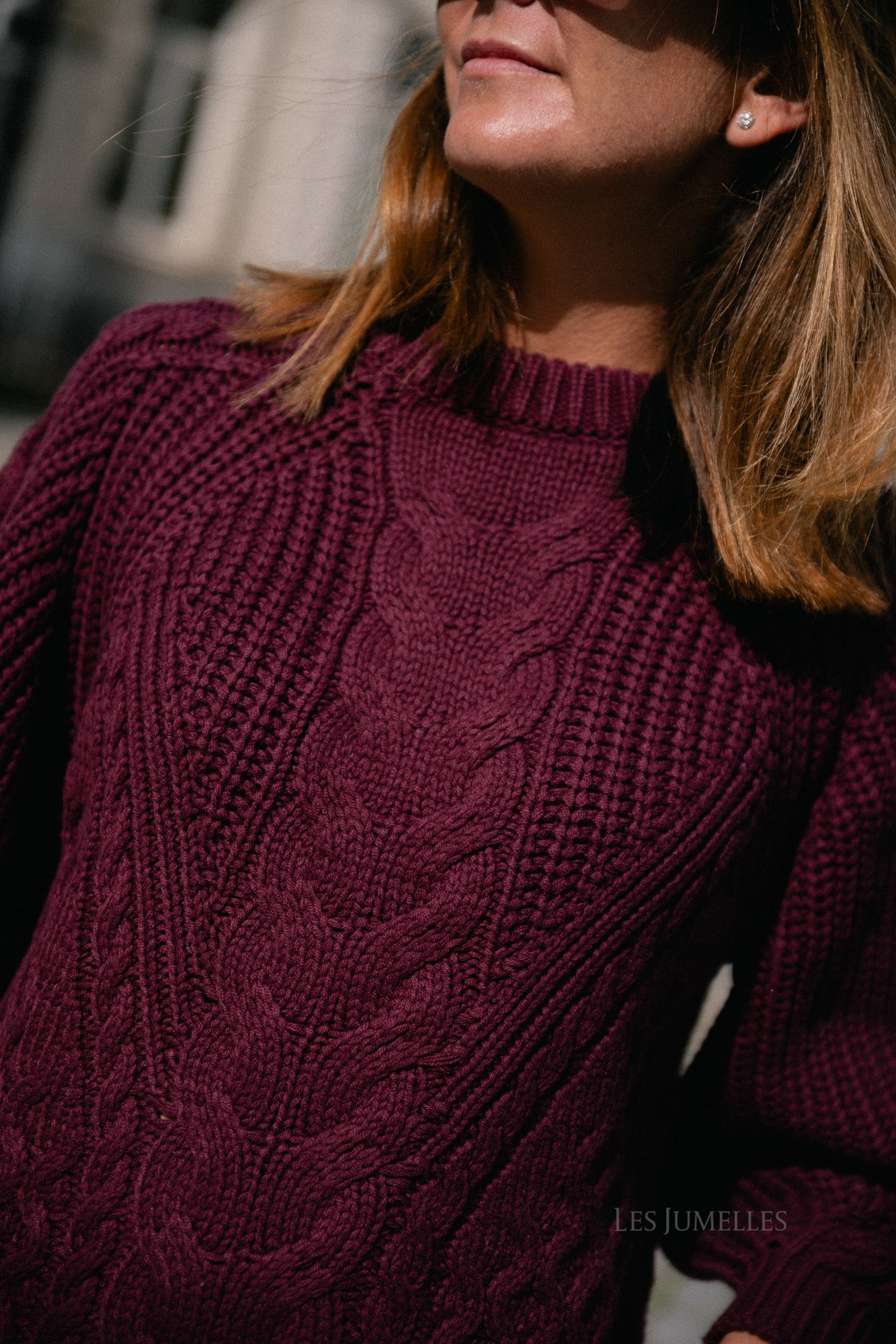 YASNansa LS knit pullover port royale