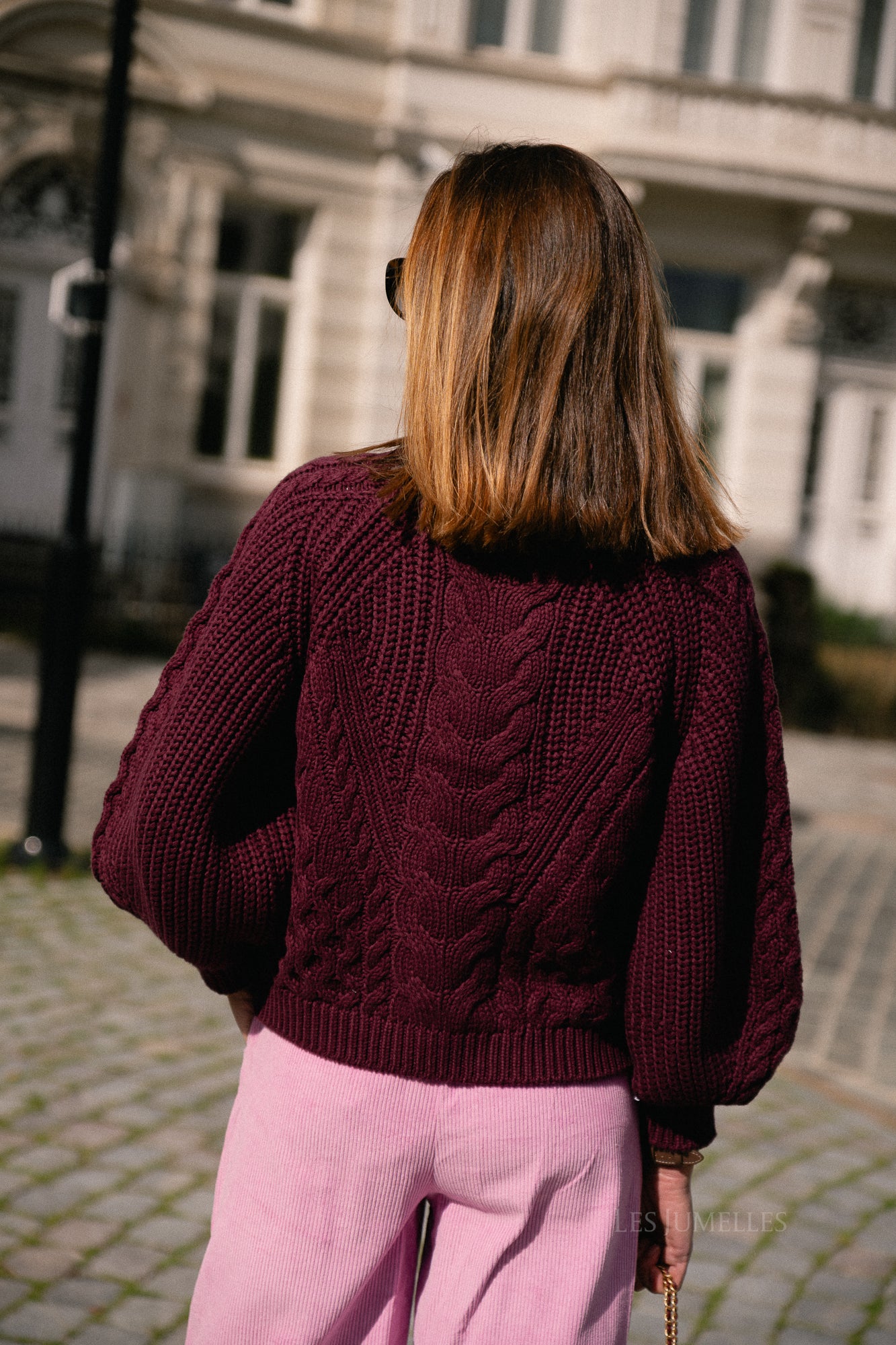 YASNansa LS knit pullover port royale