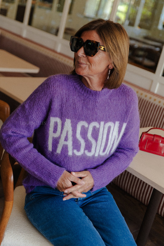 Les Jumelles Passion jumper violet