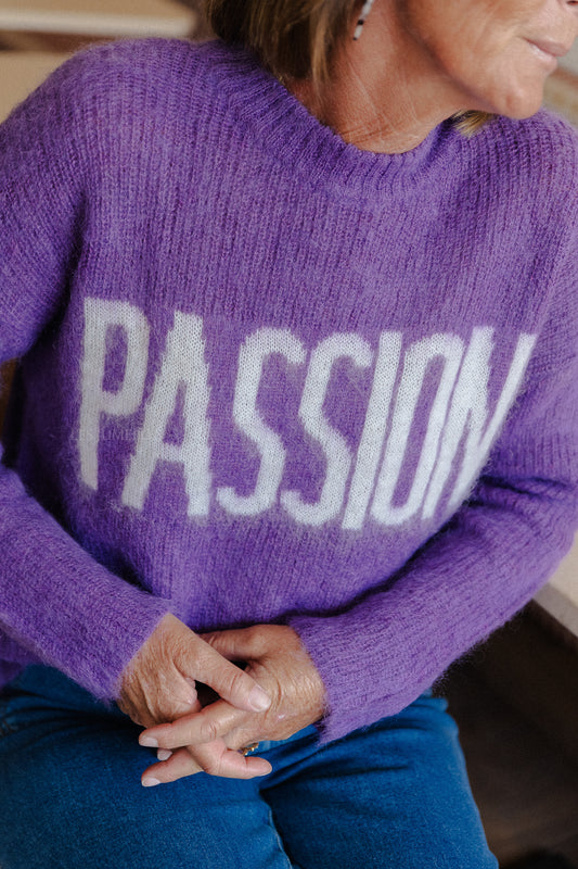 Les Jumelles Passion jumper violet