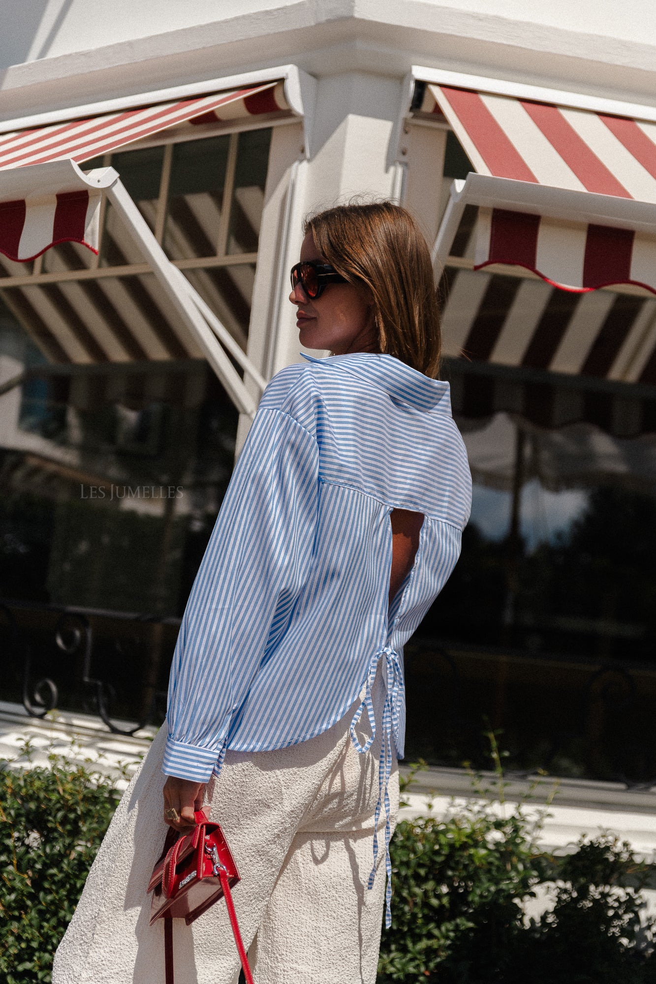 Jane striped shirt blue