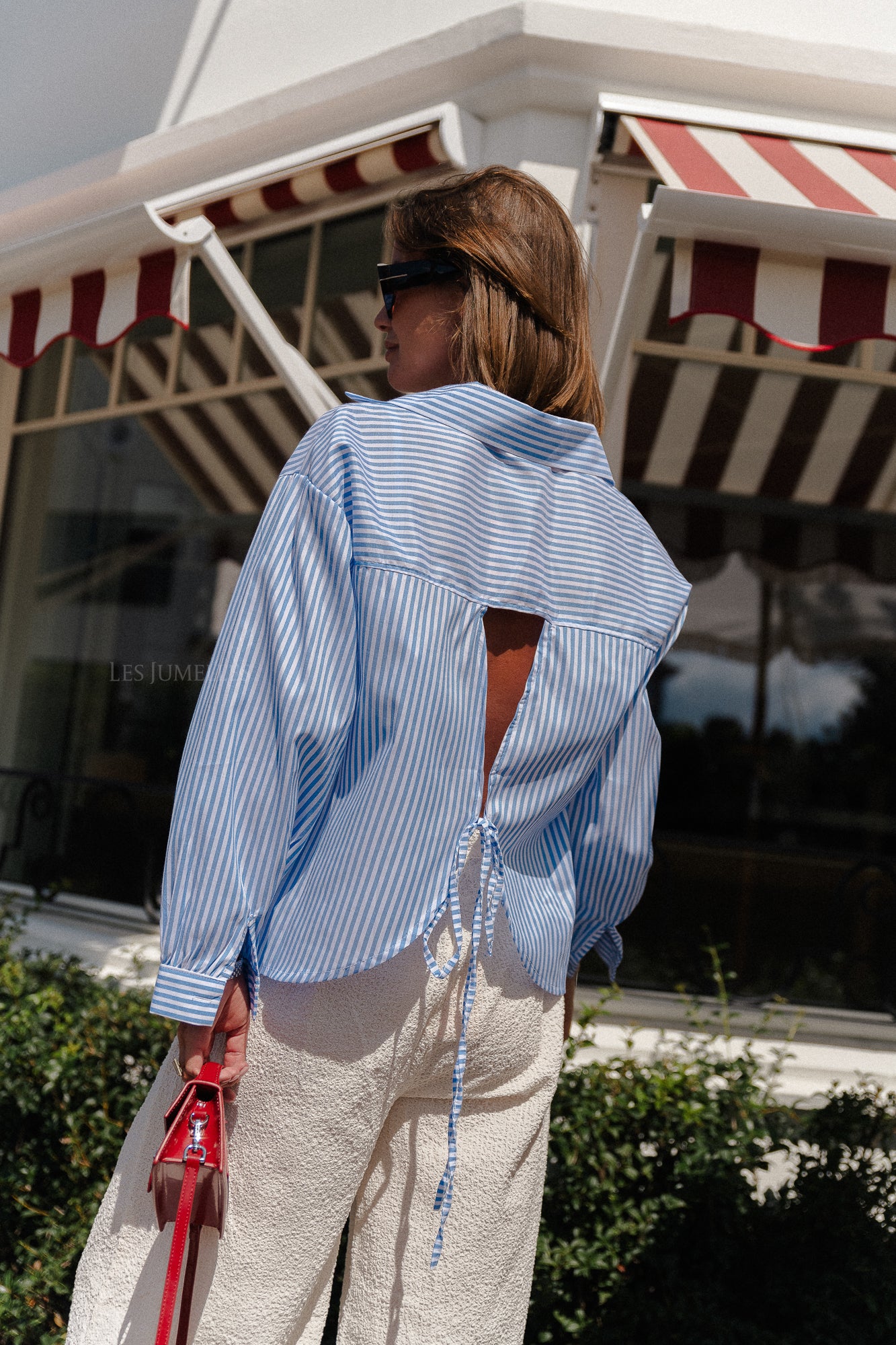 Jane striped shirt blue