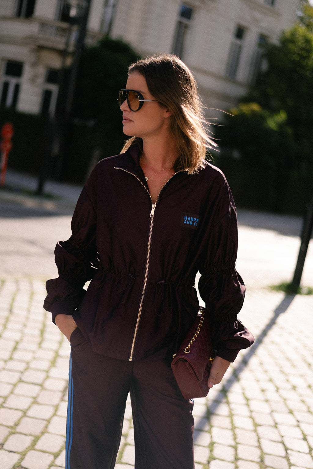 Gina cardigan dark fudge