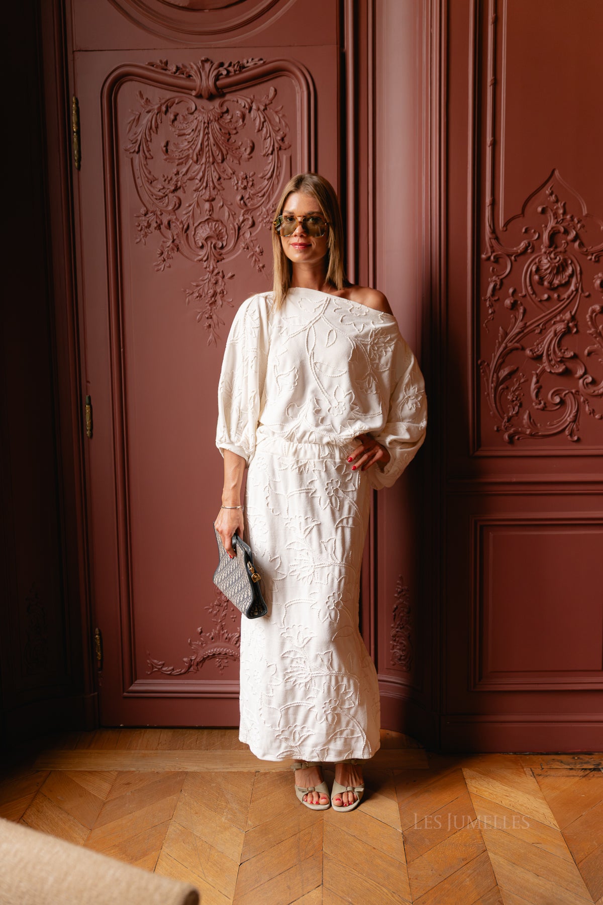 Cosette embroidered blouse ecru