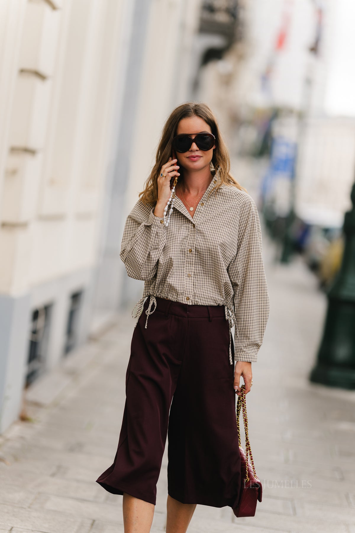 Nora jorts plum