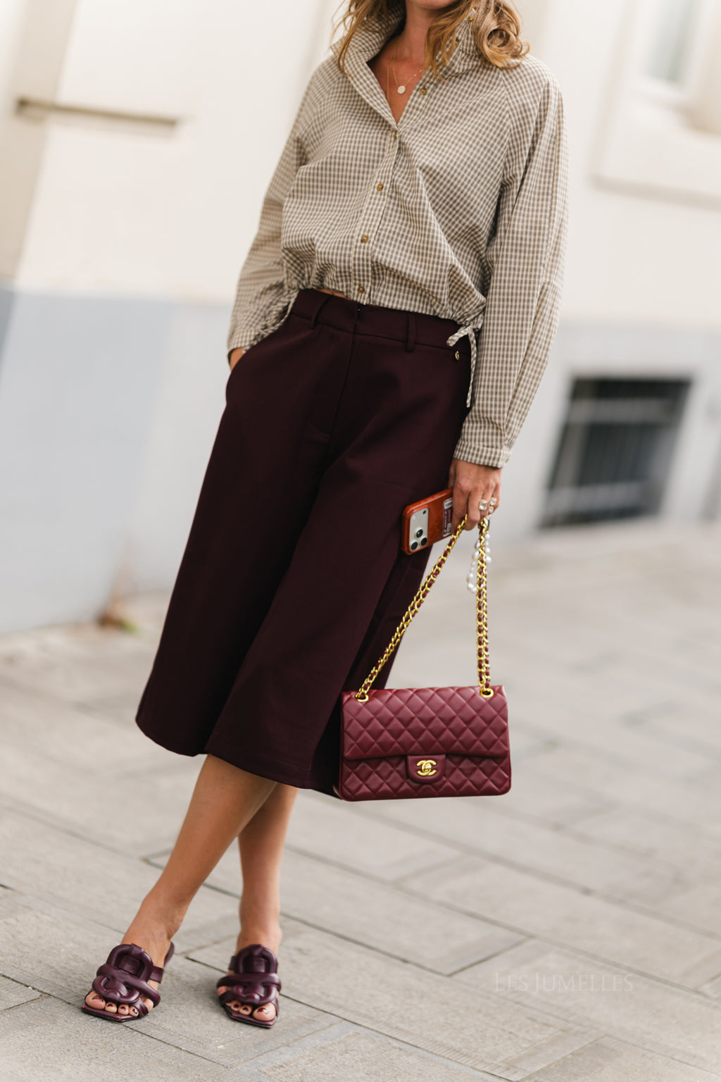Nora jorts plum
